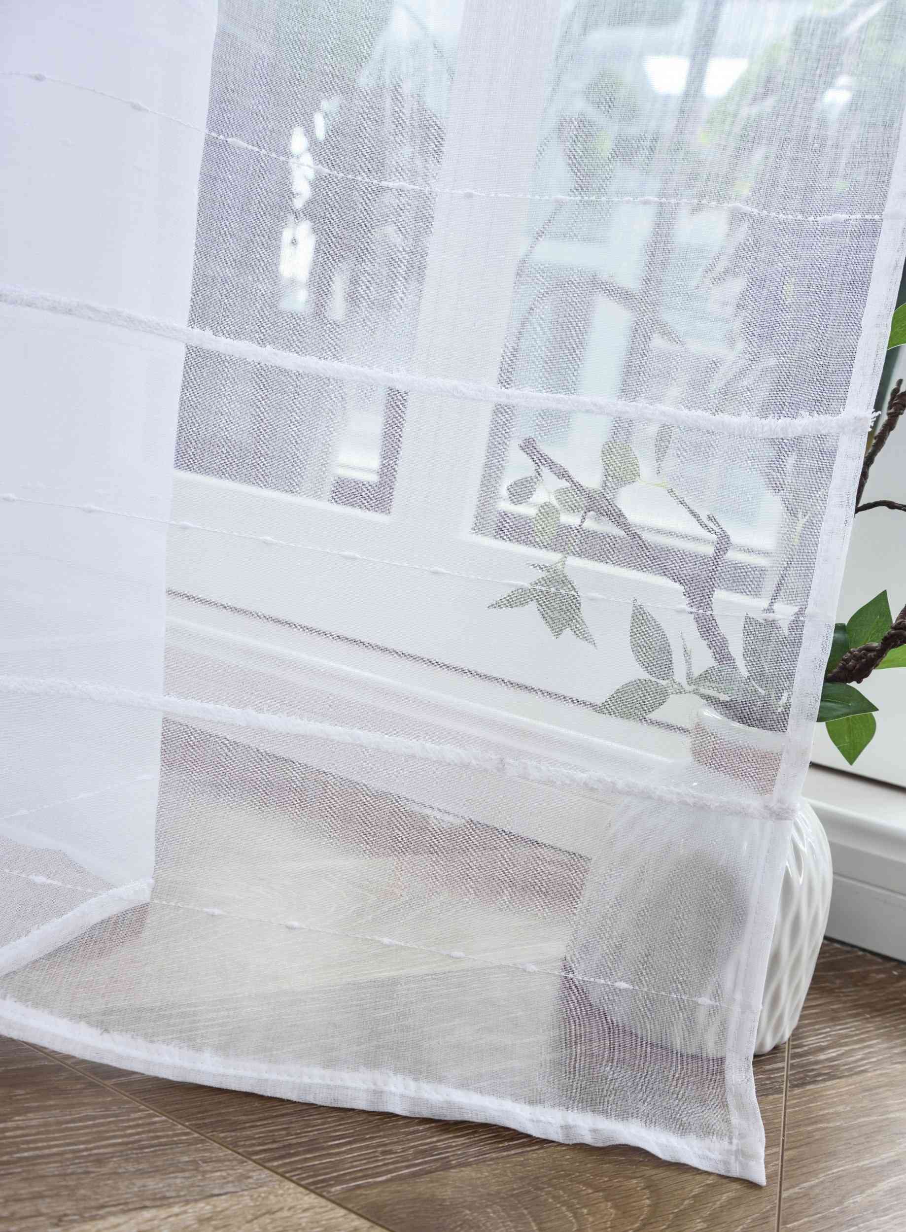 Gardine »VALENCIA« Multiband Aufhängung Scherli Transparent Leinen-Optik 2023400-408S Gardinenschal Img2964_1_b8c7c6fc-32ad-4e6a-97b3-4e9748982ed2 | Gardinenbox.de