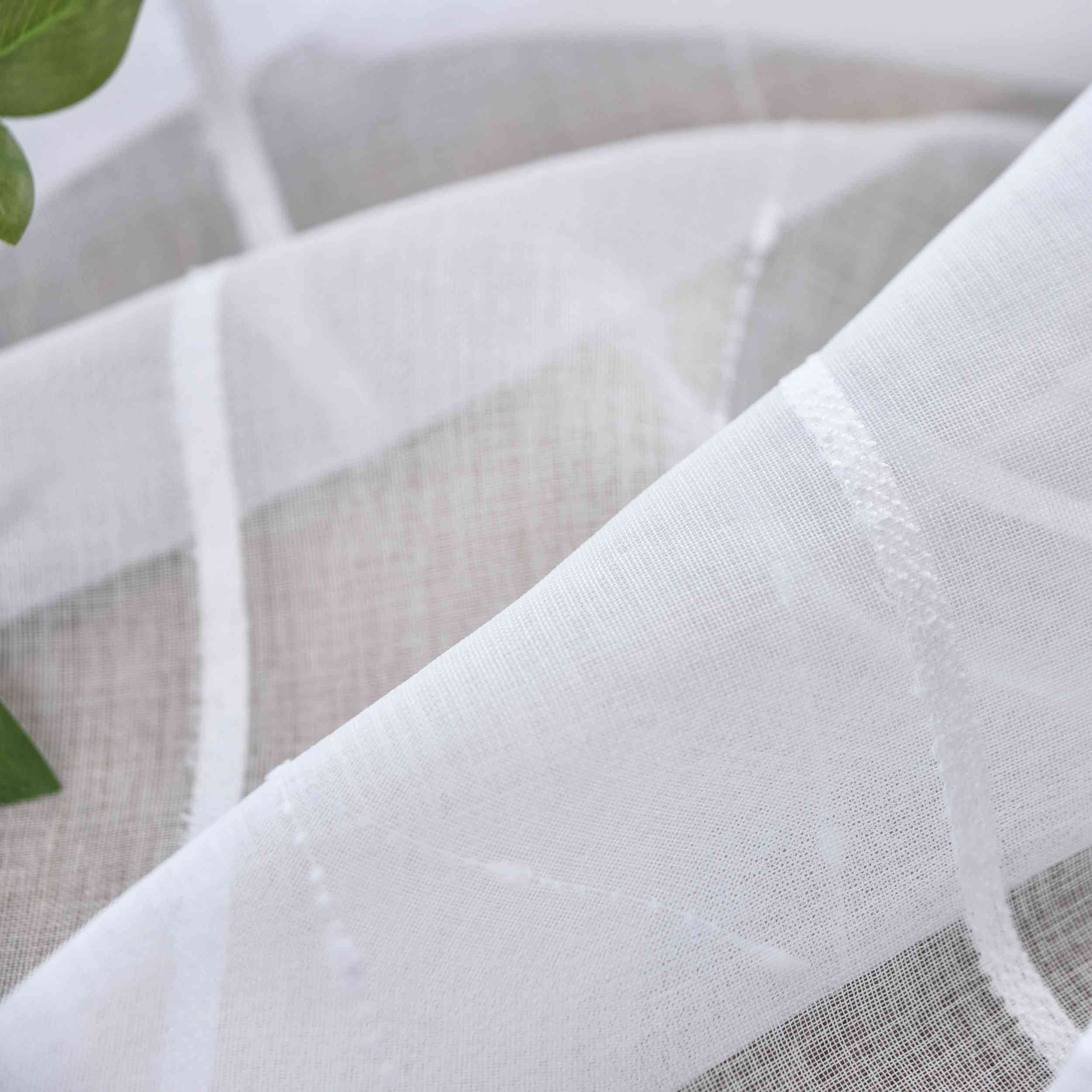 2er Set Gardine »VALENCIA« Multiband Aufhängung Scherli Transparent Leinen-Optik 2023400-408S-2 Gardinen Set Img2969_1 | Gardinenbox.de