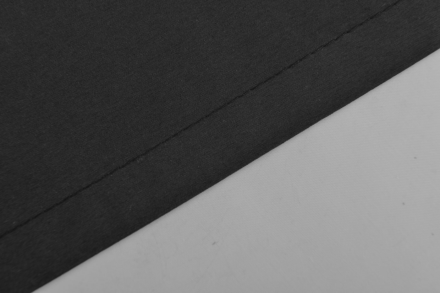 Doppel Raffrollo Palma Microsatin matt Voile Faltgardinen Faltrollo Schlaufenrollo mit Universalgardinenband 20410 Raffrollo Img30006 | Gardinenbox.de