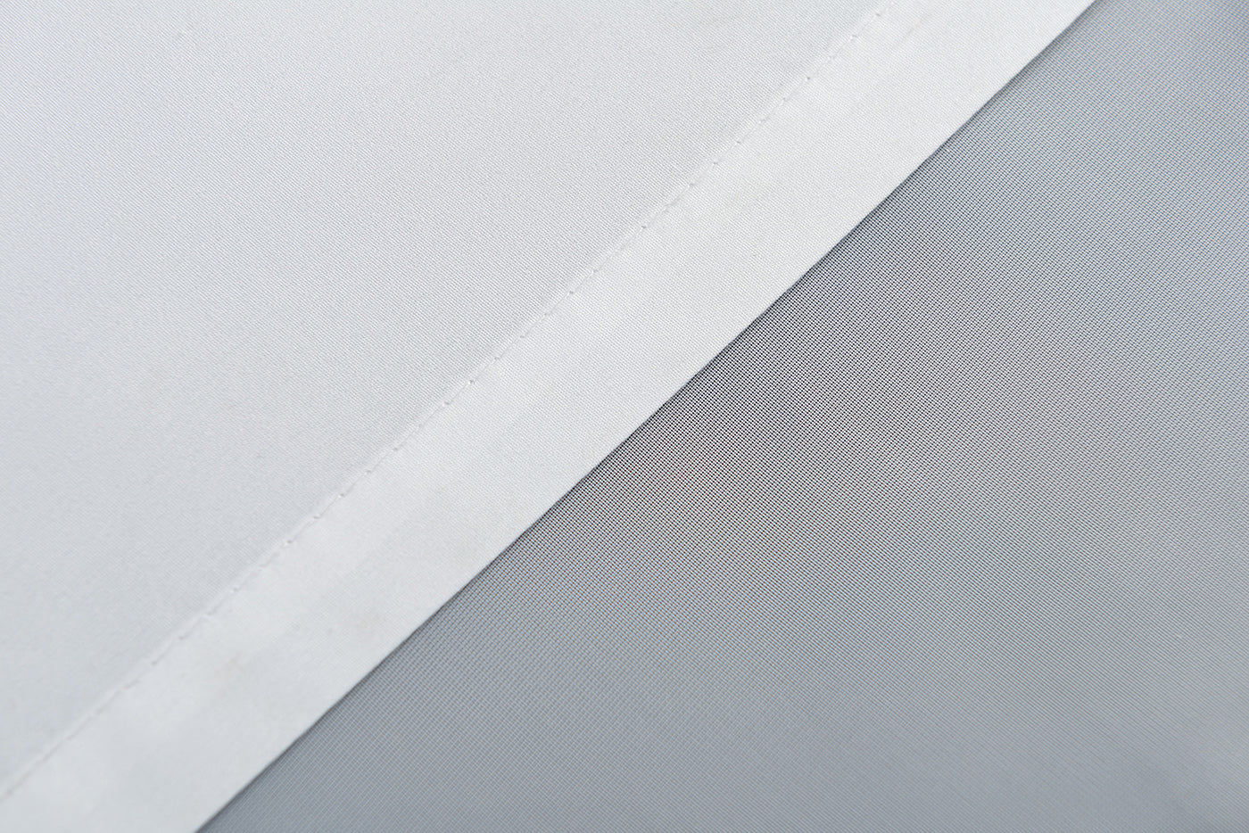 Doppel Raffrollo Palma Microsatin matt Voile Faltgardinen Faltrollo Schlaufenrollo mit Universalgardinenband 20410 Raffrollo Img30024 | Gardinenbox.de