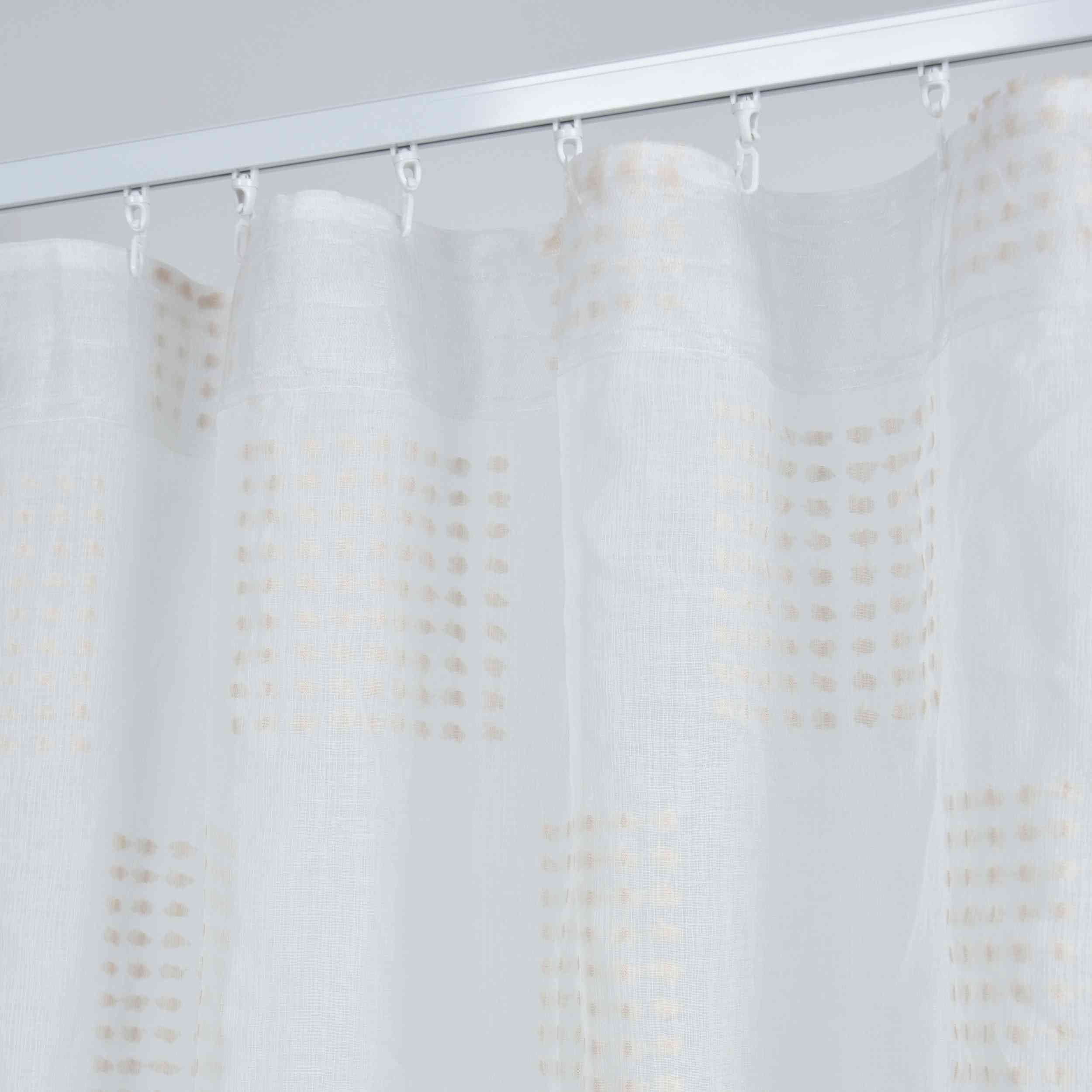 2er Set Gardine »VALENCIA« Multiband Aufhängung Scherli Transparent Leinen-Optik 2023400-408S-2 Gardinen Set Img3623_1 | Gardinenbox.de