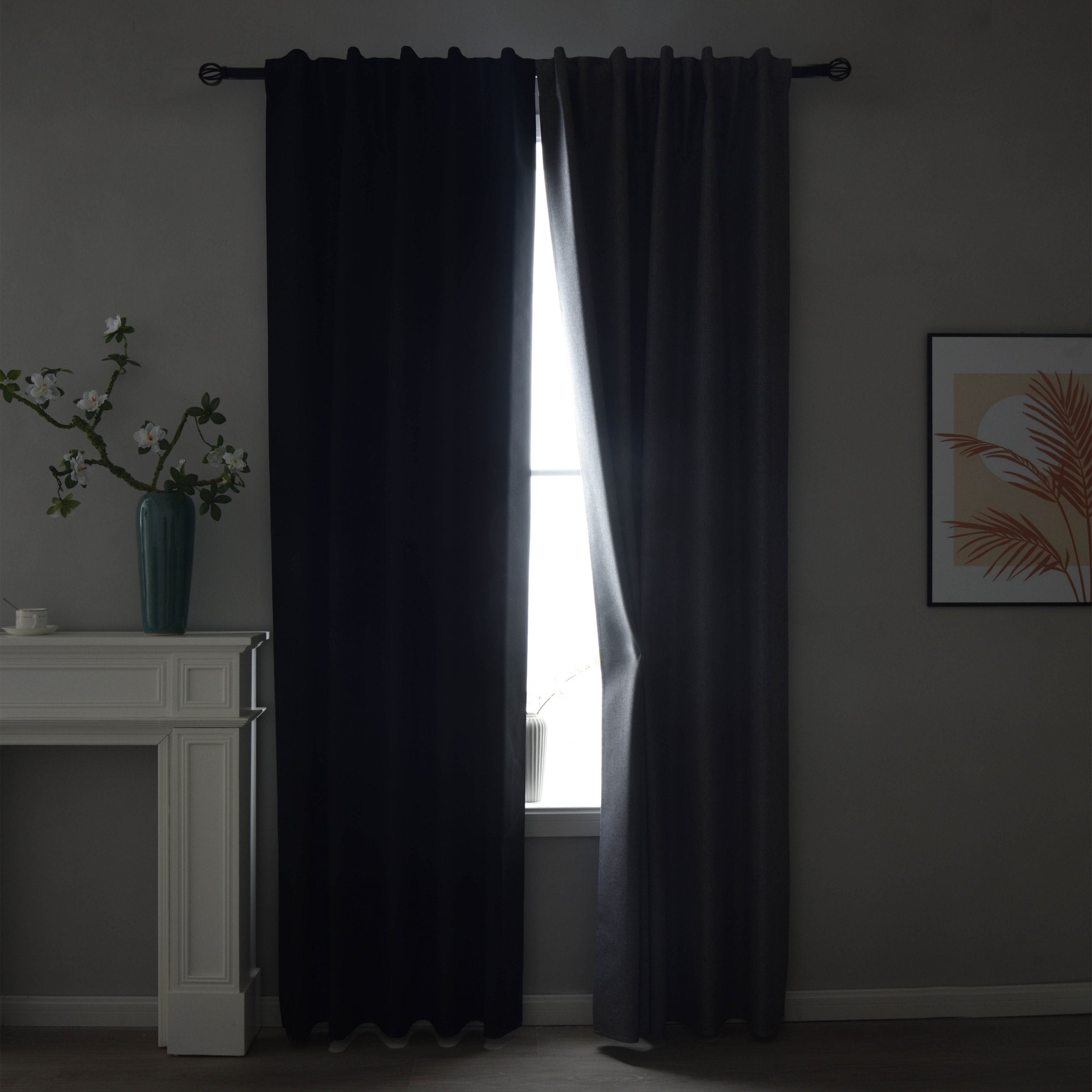 Premium Verdunkelungsvorhang »BOSTON Dark« 100% Verdunkelung mit Multibandaufhängung 2023600 Vorhang Img3806 | Gardinenbox.de