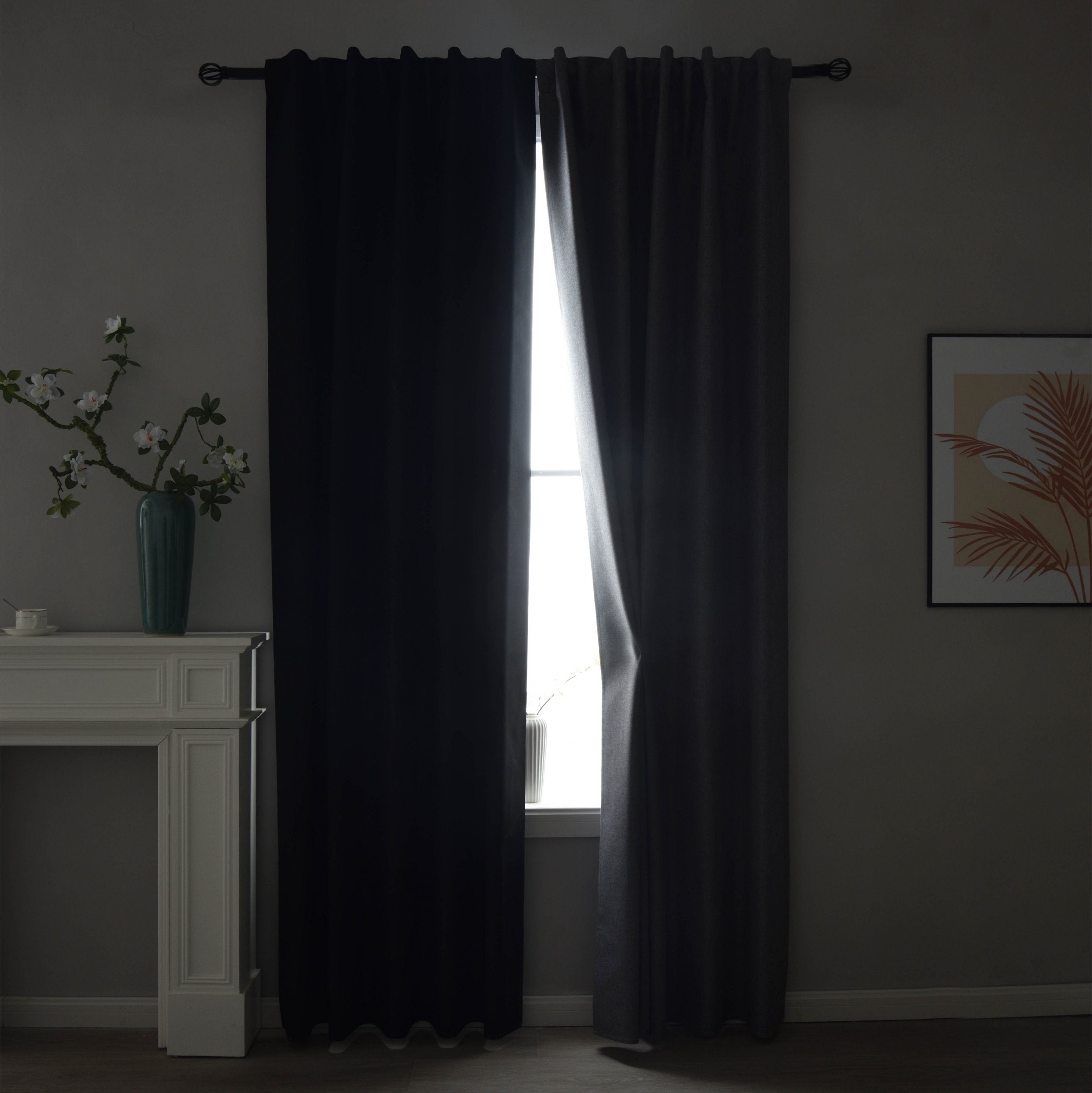 Premium Verdunkelungsvorhang »BOSTON Dark« 100% Verdunkelung mit Multibandaufhängung 2023600 Vorhang Img3833 | Gardinenbox.de