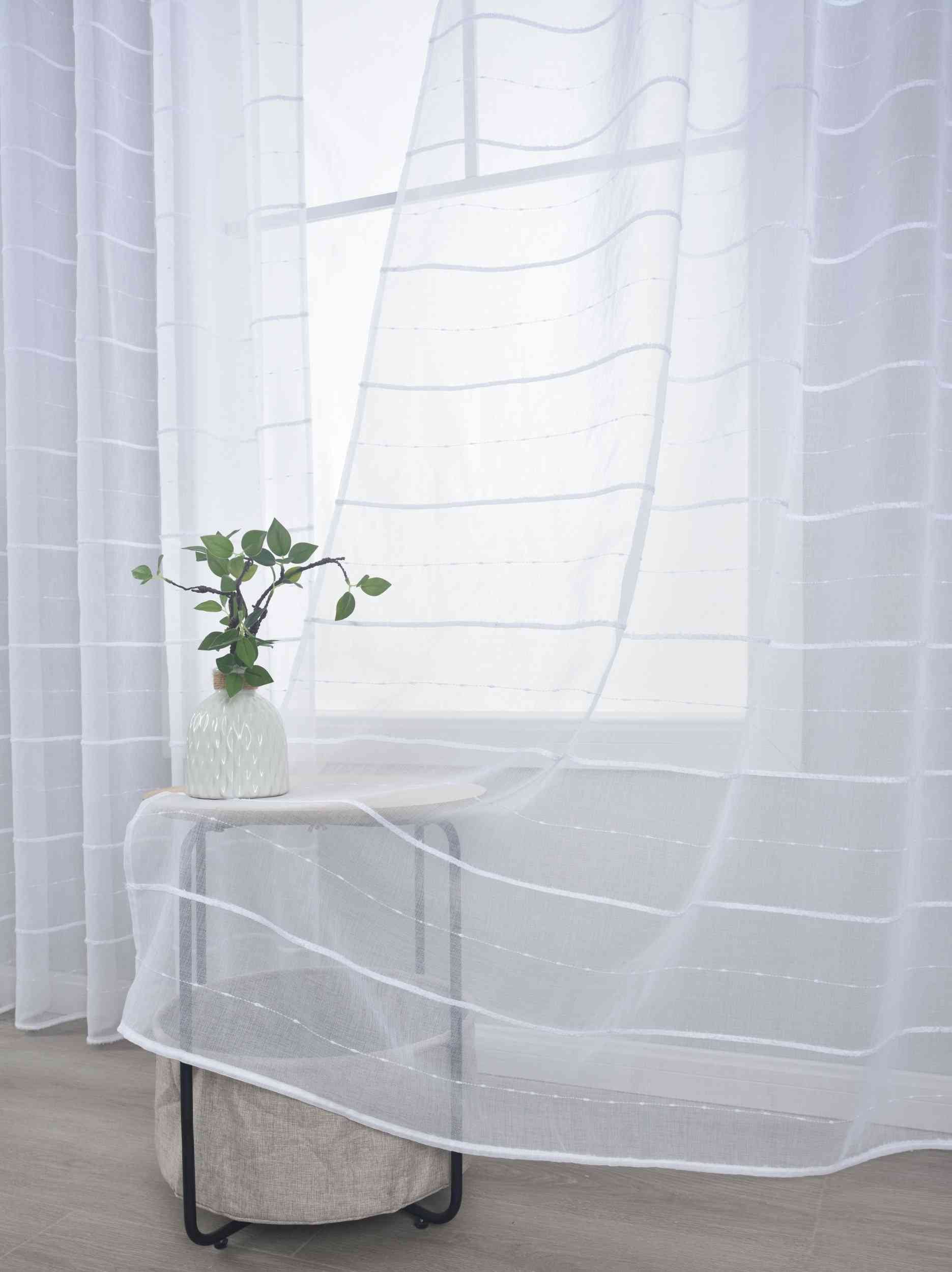 Gardine »VALENCIA« Multiband Aufhängung Scherli Transparent Leinen-Optik 2023400-408S Gardinenschal Img3894_ae94e3d3-6ab1-48ea-b1e6-d7a27f5ffe60 | Gardinenbox.de