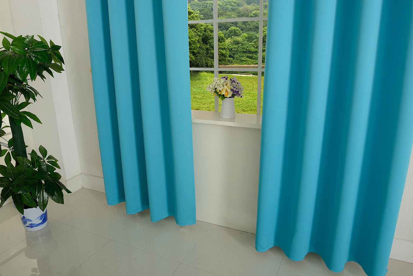 Verdunkelungsvorhang Ösen matt uni Farben blickdicht Blackout 20600 Vorhang Img49573 | Gardinenbox.de