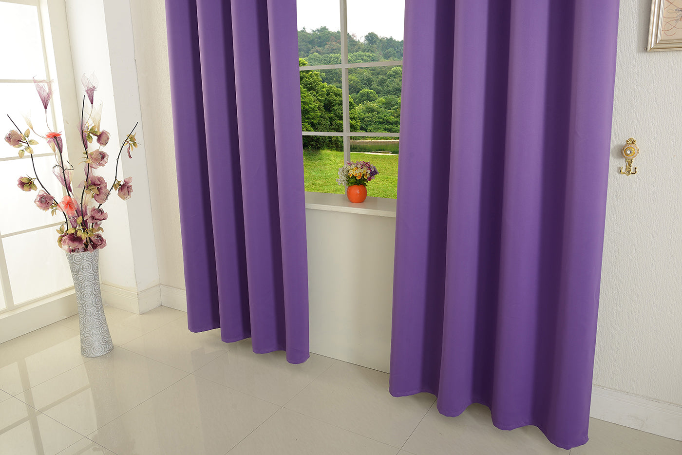 Verdunkelungsvorhang Ösen matt uni Farben blickdicht Blackout 20600 Vorhang Img49585 | Gardinenbox.de