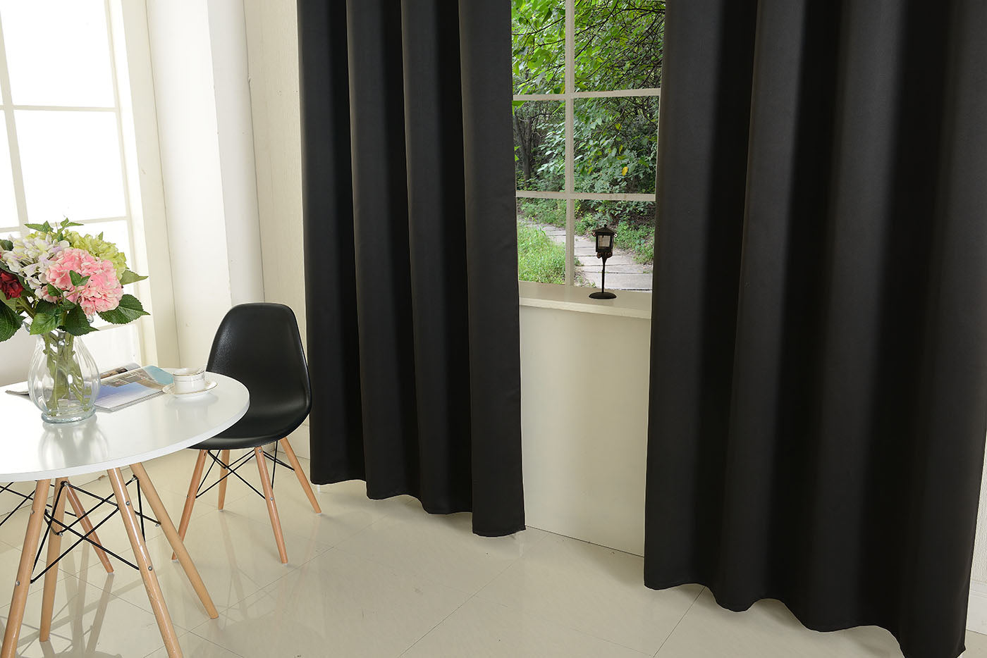 Verdunkelungsvorhang Ösen matt uni Farben blickdicht Blackout 20600 Vorhang Img49660 | Gardinenbox.de