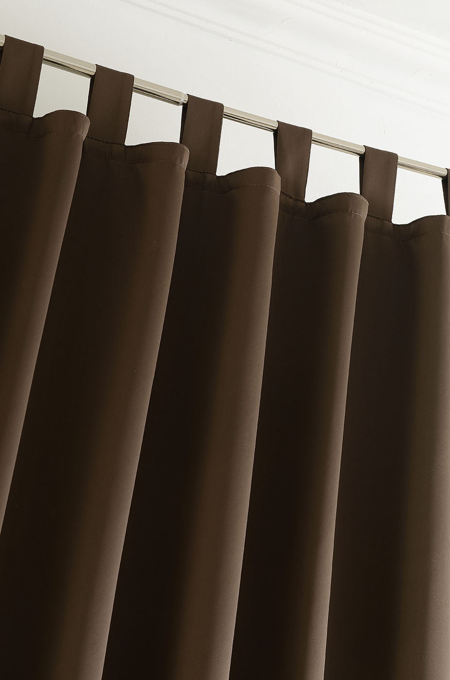 Verdunkelungsvorhag mit Schlaufen matt uni Farben aus weichfallenden blickdichten Stoff blickdicht Blackout 20610 Vorhang Img49687 | Gardinenbox.de