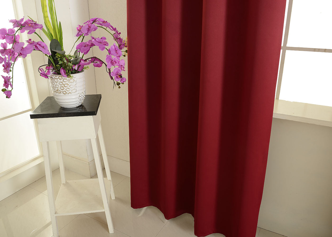 Verdunkelungsvorhang Ösen matt uni Farben blickdicht Blackout 20600 Vorhang Img49708 | Gardinenbox.de