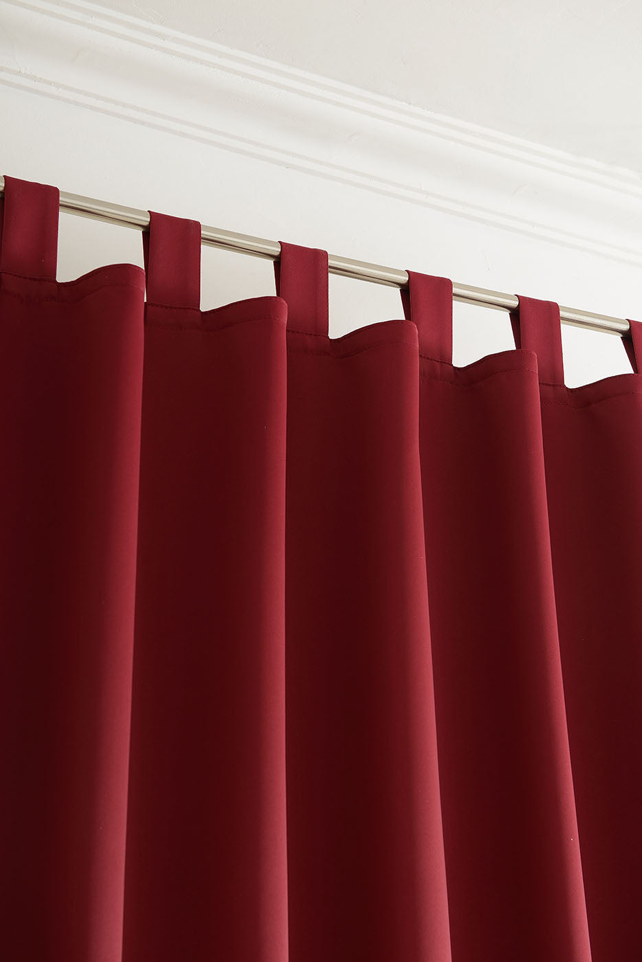 Verdunkelungsvorhag mit Schlaufen matt uni Farben aus weichfallenden blickdichten Stoff blickdicht Blackout 20610 Vorhang Img49716 | Gardinenbox.de