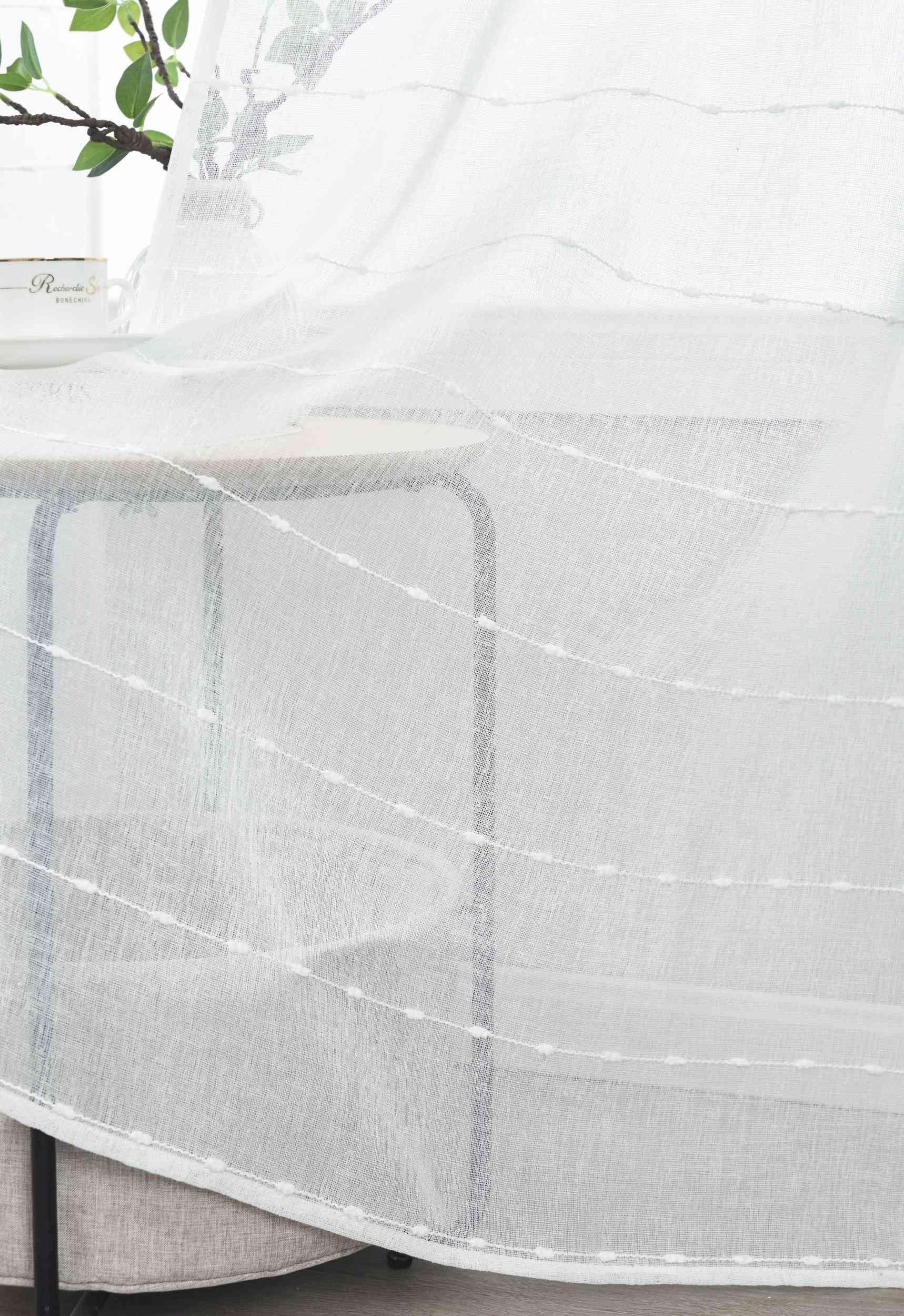 2er Set Halbtransparente Gardinen mit Ösen »Kassel« Chenille Leinenbindung Streifen Grobfaserig 202470-2 Gardinenschal Img6427_e3e6bd70-7434-4e25-a8da-1a641e388806 | Gardinenbox.de