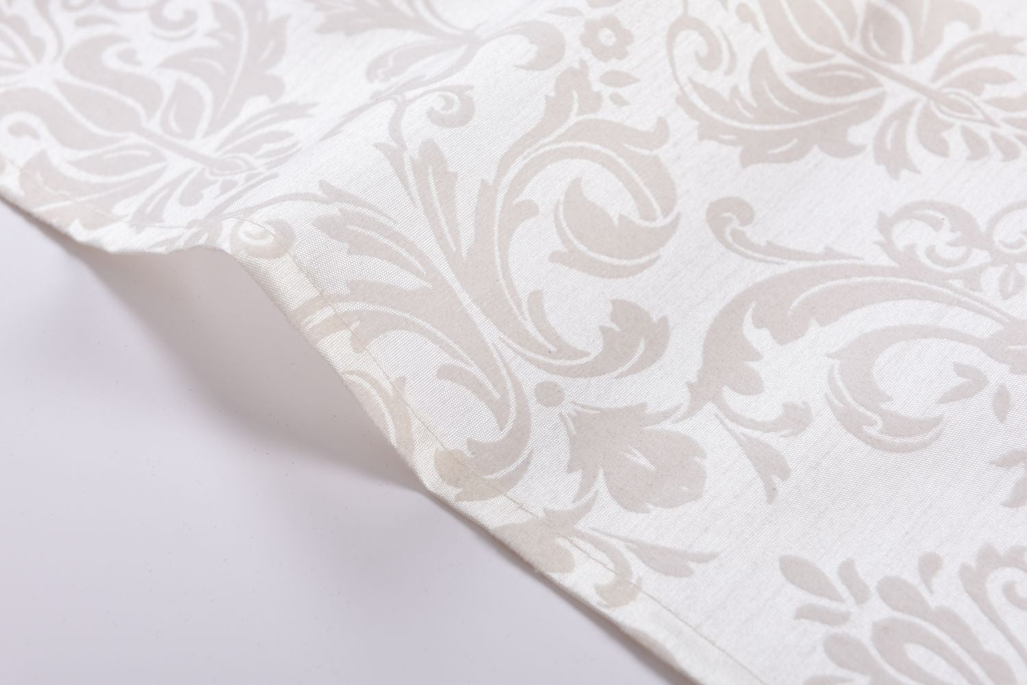 Vorhang Wildseide Optik blickdicht Flockfasern Deko gemustert, blickdicht mit verdecktem Schlaufenband 20200-20210 Vorhang Img6686_1 | Gardinenbox.de