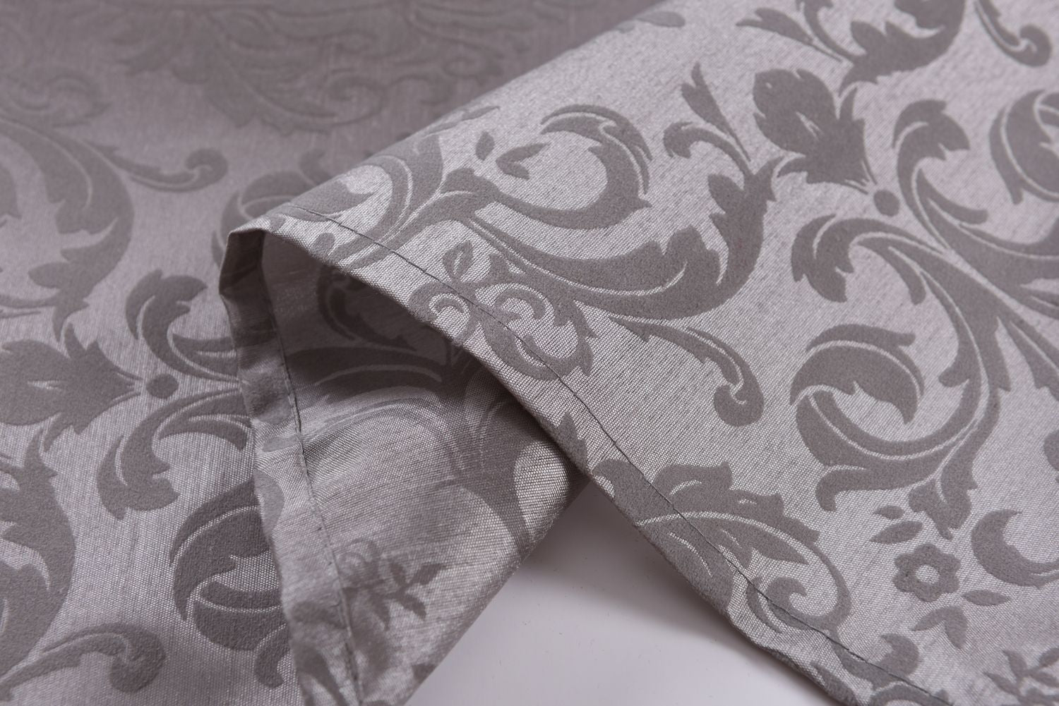 Vorhang Wildseide Optik blickdicht Flockfasern Deko gemustert, blickdicht mit verdecktem Schlaufenband 20200-20210 Vorhang Img6689_1 | Gardinenbox.de