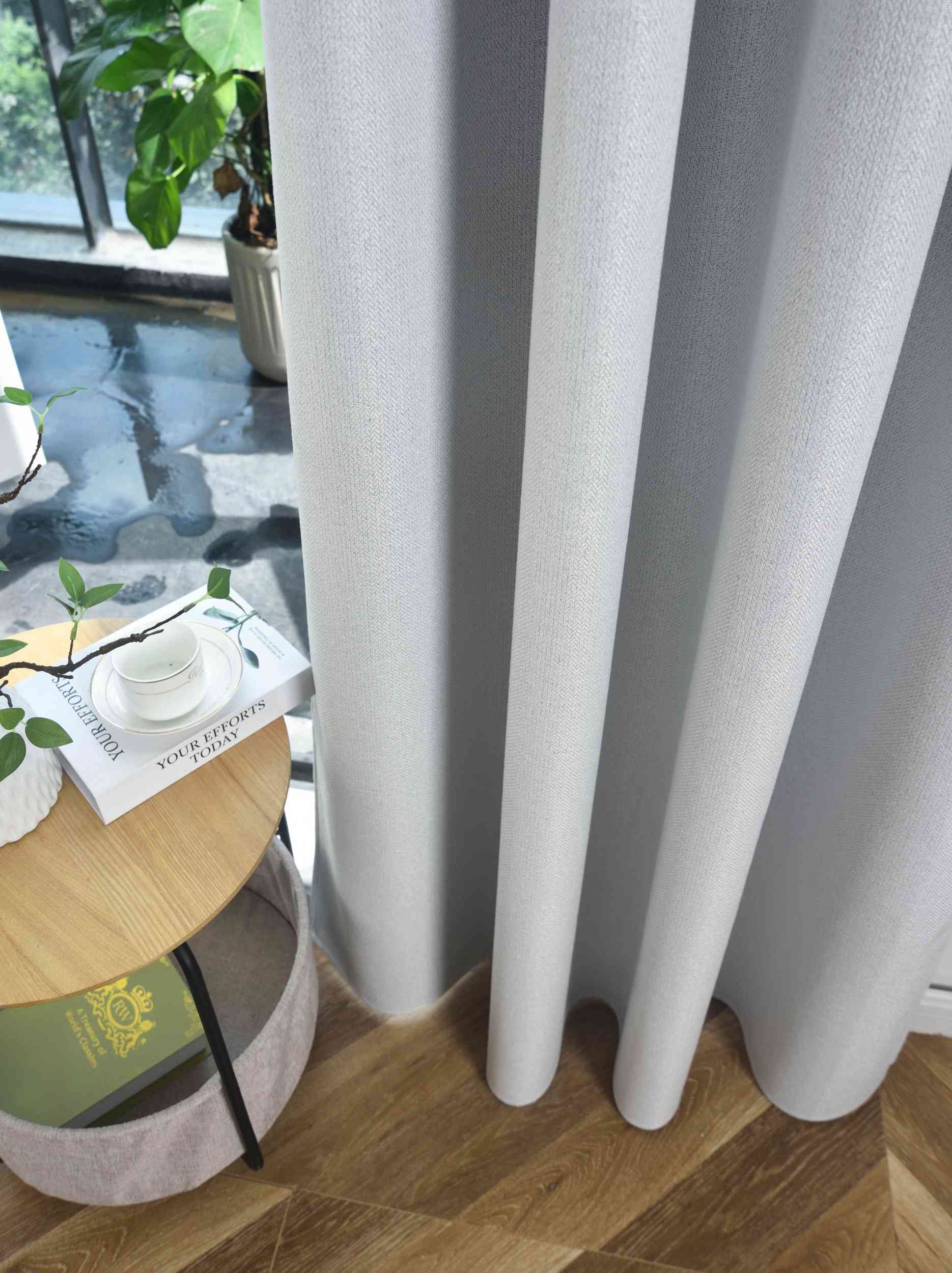 Verdunkelungsvorhang Ösen Raffhalter 100% Verdunkelung Blackout »München Dark« Dreischichtige Bindung Fischgrätmuster 202410 Vorhang Img6980_cc9c27b8-7451-4a5f-b893-d816c606c63d | Gardinenbox.de