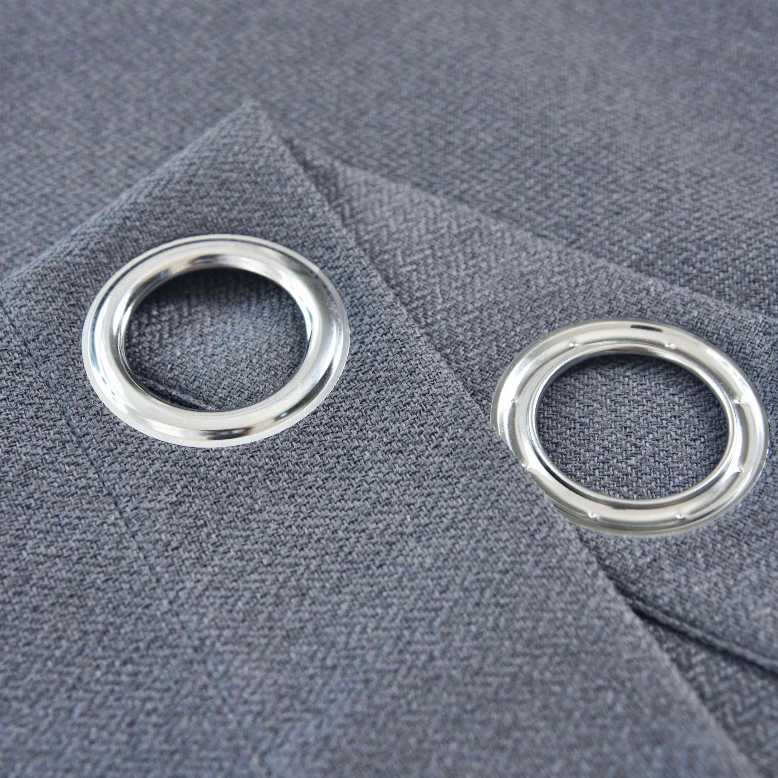 2er Set Verdunkelungsvorhänge Ösen Raffhalter 100% Verdunkelung Blackout »München Dark« Dreischichtige Bindung Fischgrätmuster 202410-2 Vorhang Img7028_67236b30-c5bf-47cf-8584-9635f901a29f | Gardinenbox.de