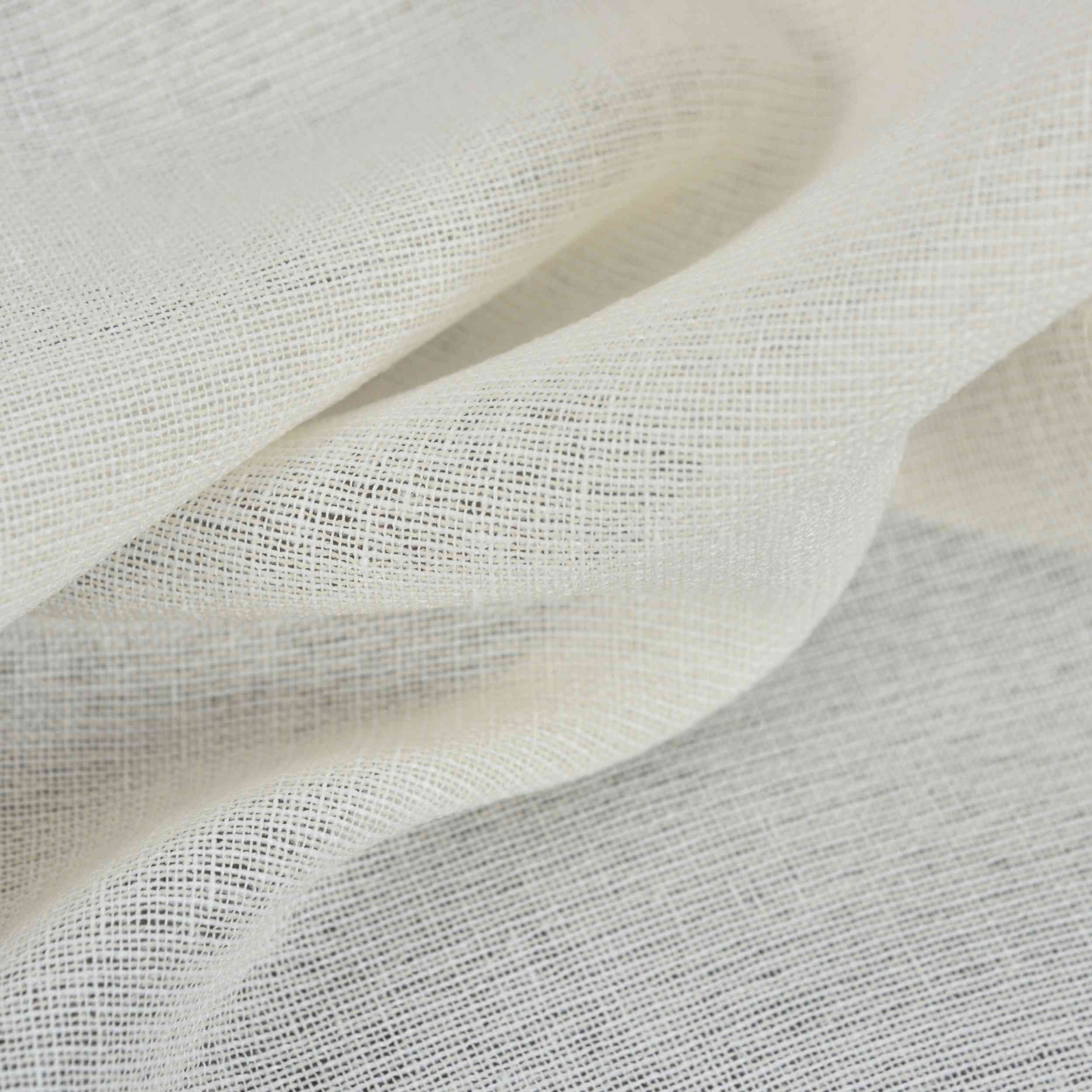 Halbtransparente Gardine mit Ösen »Leipzig« Kettenmuster lichtdurchlässig elegante Struktur 202450 Gardinenschal Img7357 | Gardinenbox.de