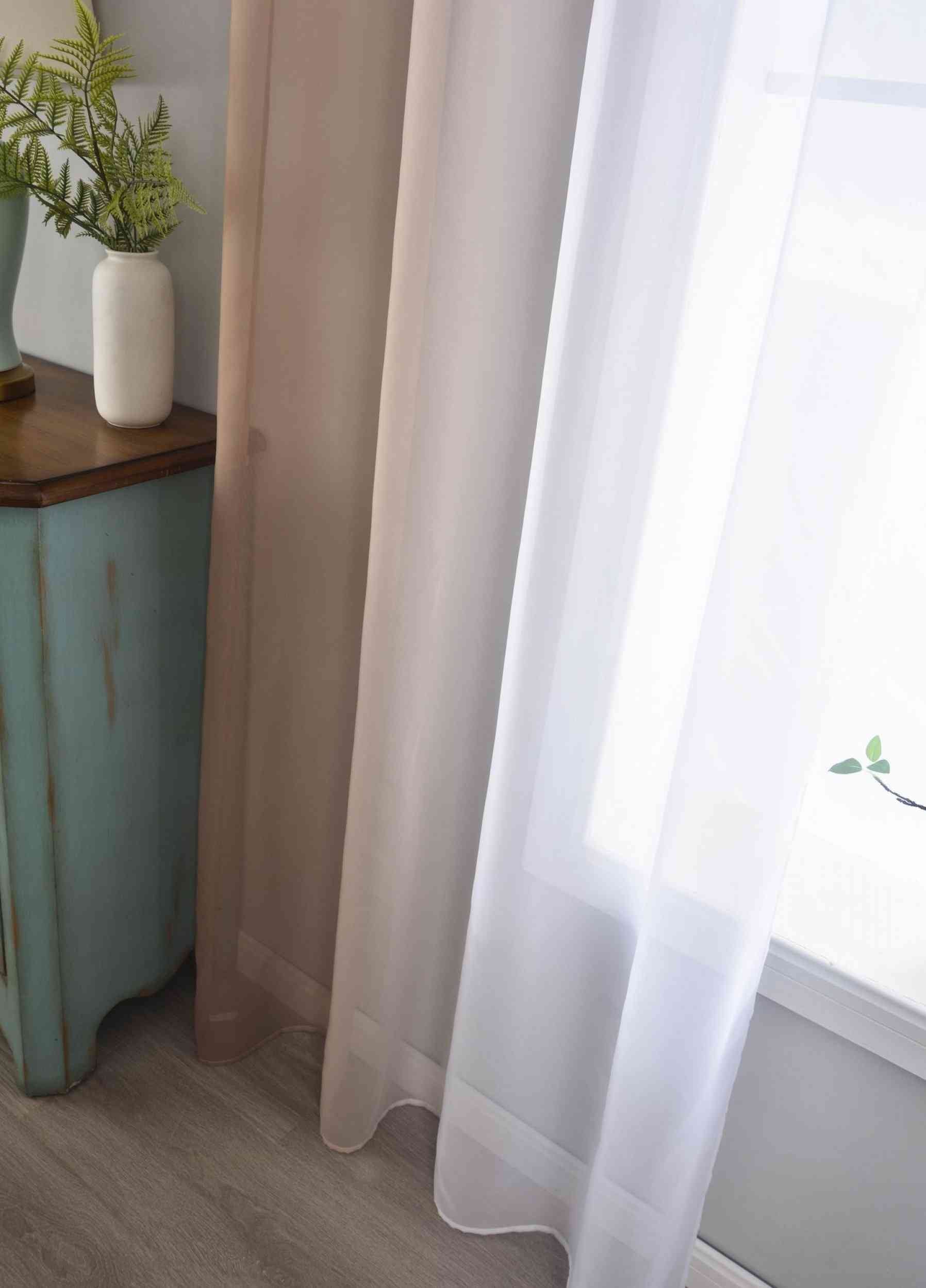 2er Pack Gardinen Vertikal Farbverlauf Druck Transparent »Modena« mit Ösen und Raffhalter, Vorhang, Dekoschal 10000183 Gardinen Set Img7406 | Gardinenbox.de