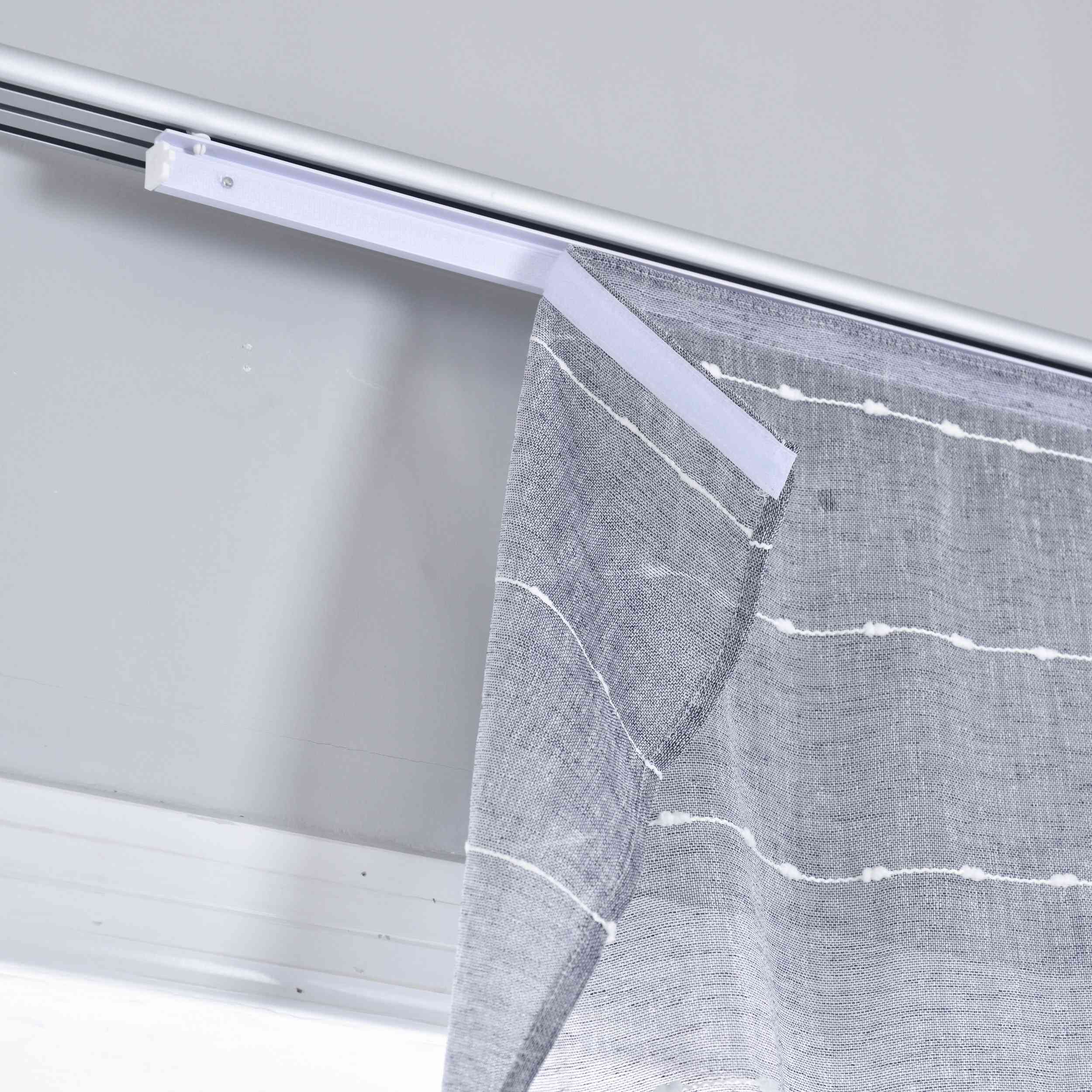 Halbtransparente Schiebegardine mit Paneelwagen »Kassel« Chenille Leinenbindung Streifen 202470P Schiebegardine Img7514_063b3ba5-df22-419b-83e0-decbc3420c2d | Gardinenbox.de