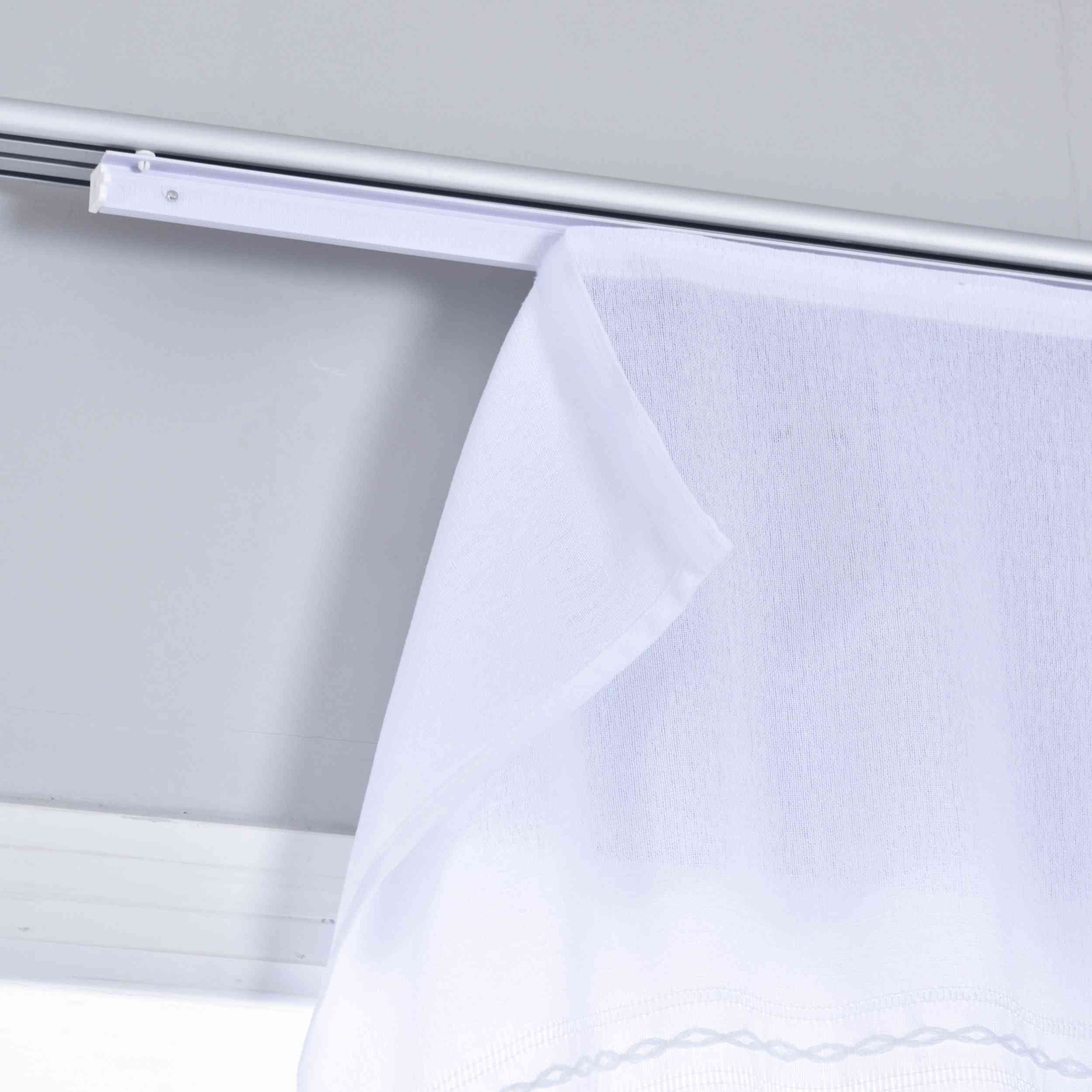 2er Set Halbtransparente Schiebegardinen mit Paneelwagen »Leipzig« Kettenmuster lichtdurchlässig elegante Struktur 202450P-2 Schiebegardine Img7582_498d1e23-c739-4ffa-9009-0ab7d15add47 | Gardinenbox.de