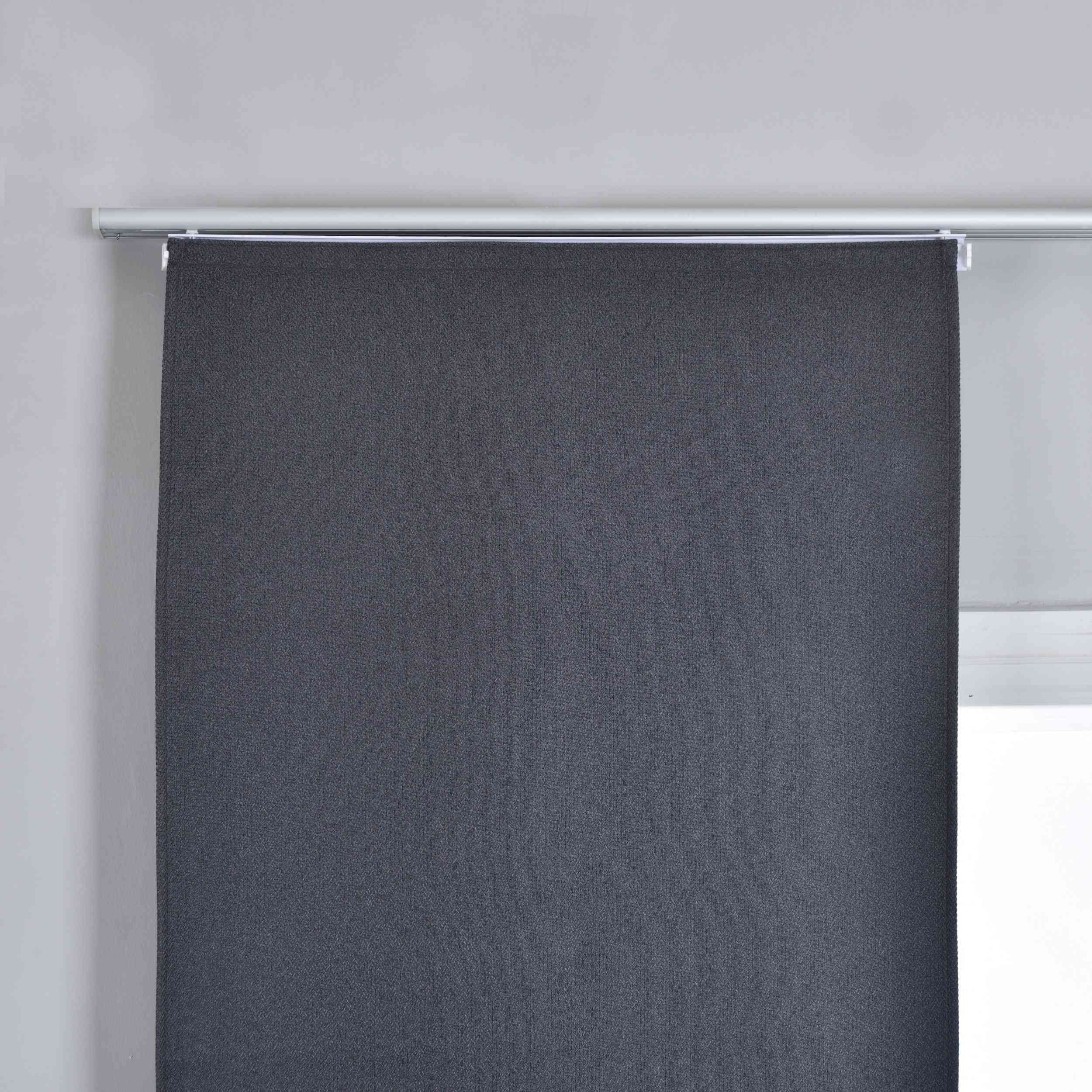 2er Set Flächenvorhänge mit Paneelwagen 100% Verdunkelung Blackout »München Dark« Paneelwagen Dreischichtige Bindung 202410P-2 Schiebegardine Img7652_0275656e-83b9-4907-8211-389079a52d80 | Gardinenbox.de