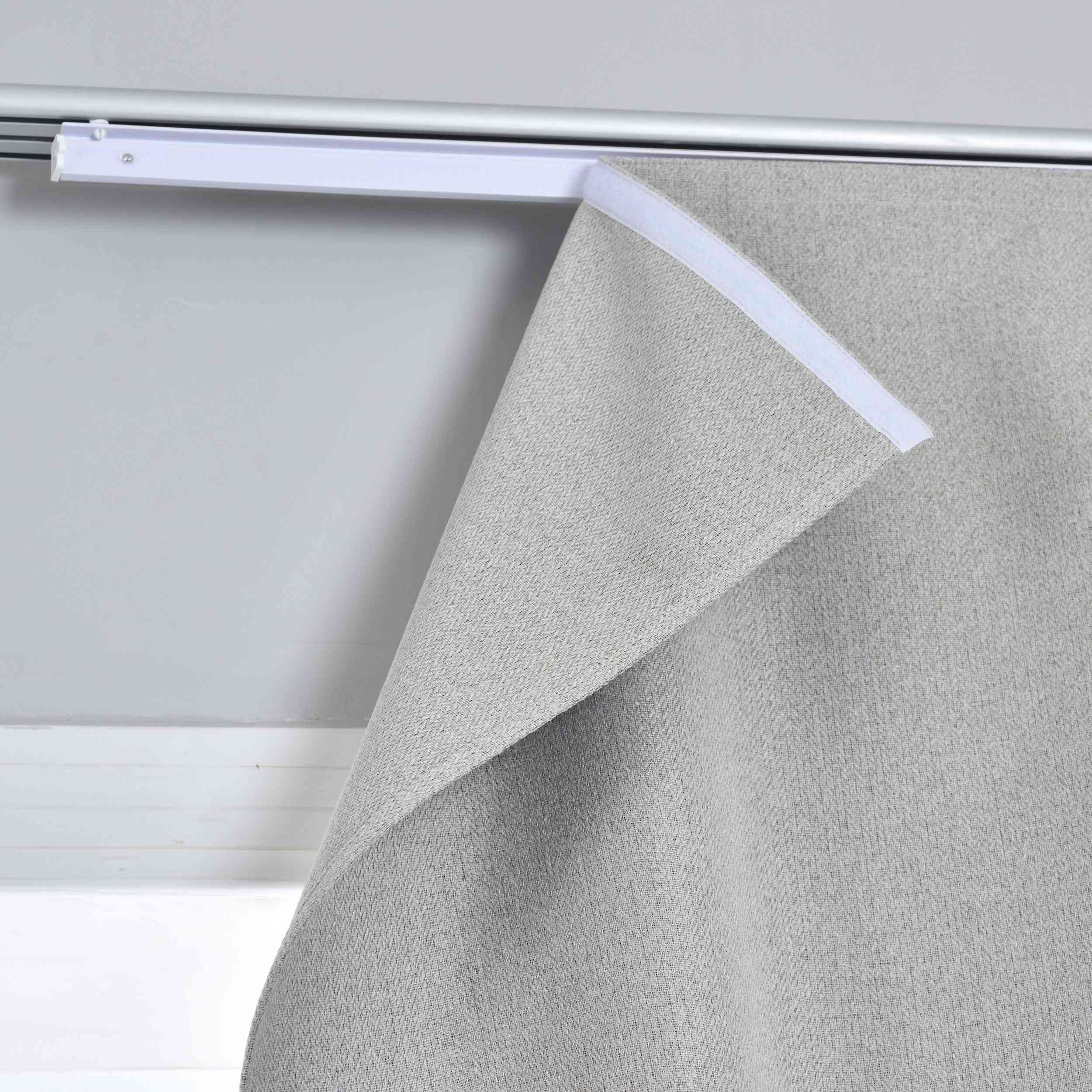 2er Set Flächenvorhänge mit Paneelwagen 100% Verdunkelung Blackout »München Dark« Paneelwagen Dreischichtige Bindung 202410P-2 Schiebegardine Img7672_6e5cfc22-a162-4044-bf92-b2676873fc32 | Gardinenbox.de