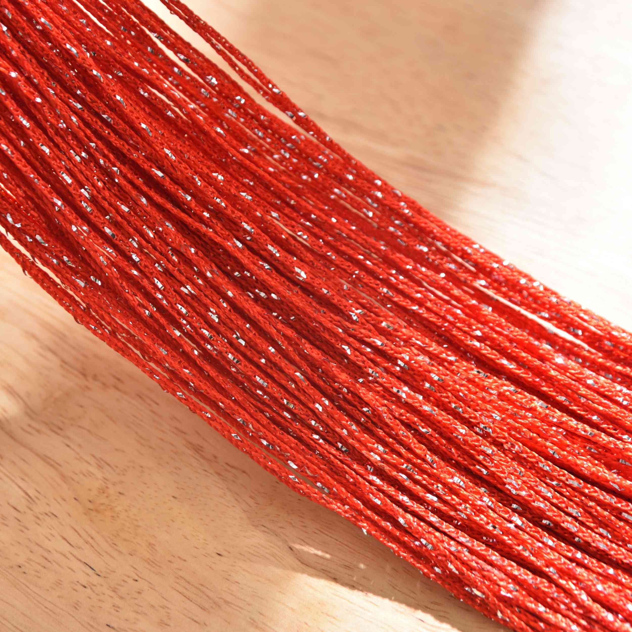 Fadengardine »Shanghai« mit Tunneldurchzug Schimmernd Vielseitig Modern Praktisch 20305N Fadengardine Img7735 | Gardinenbox.de