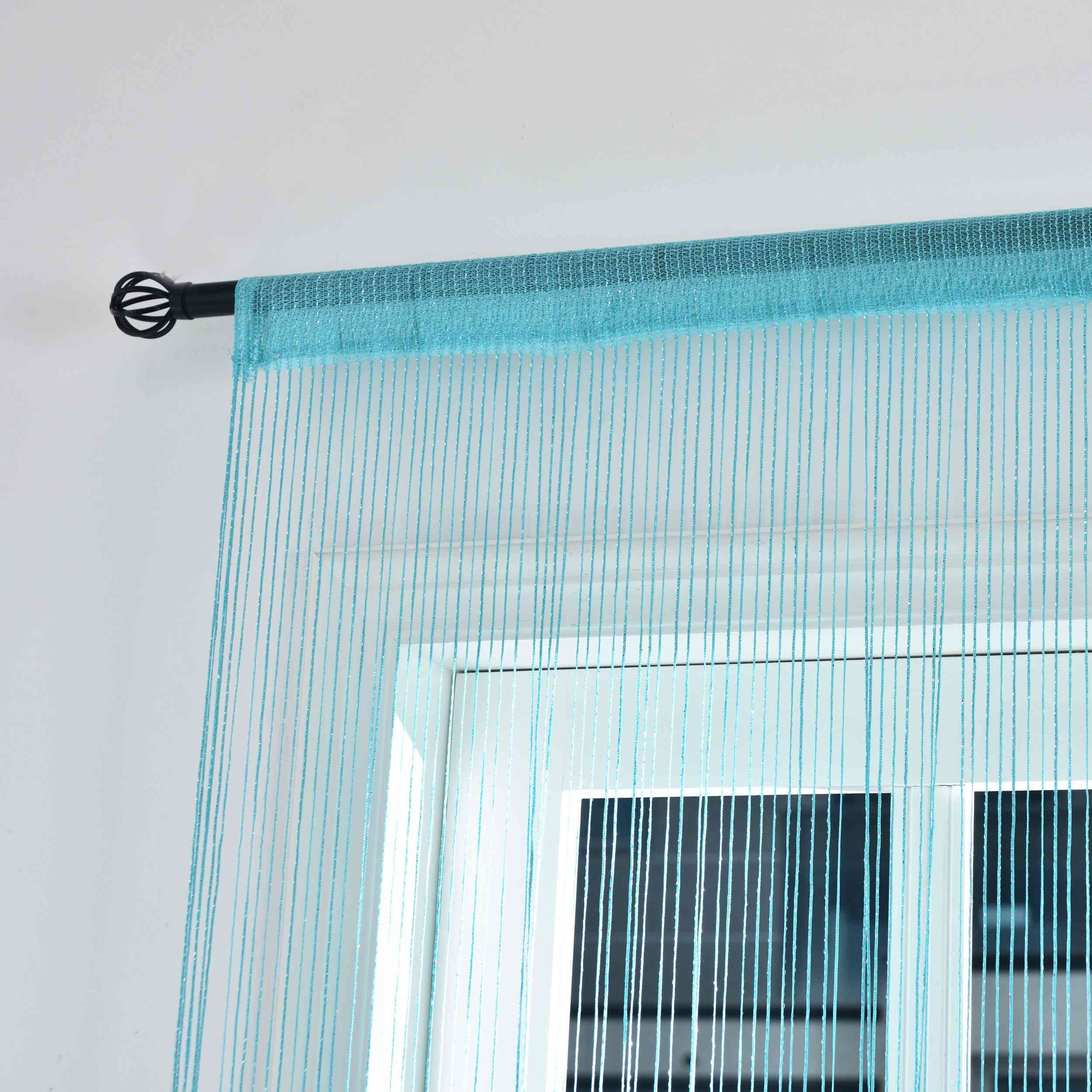 Fadengardine »Shanghai« mit Tunneldurchzug Schimmernd Vielseitig Modern Praktisch 20305N Fadengardine Img7791 | Gardinenbox.de