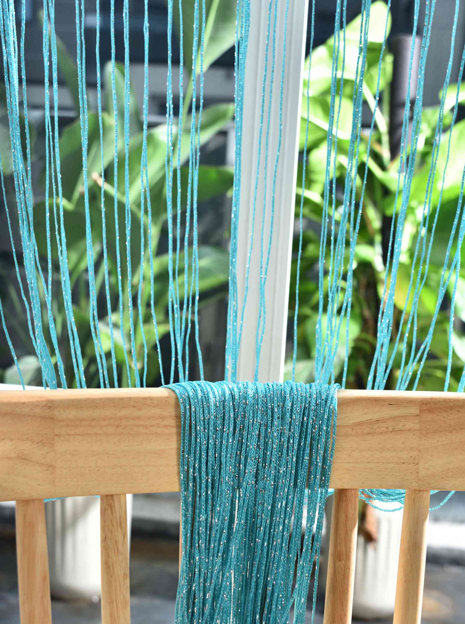 Fadengardine »Shanghai« mit Tunneldurchzug Schimmernd Vielseitig Modern Praktisch 20305N Fadengardine Img7796 | Gardinenbox.de