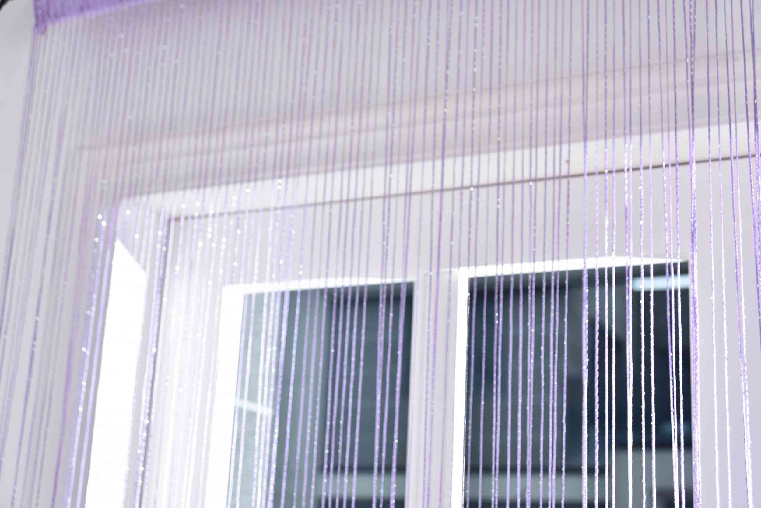 Fadengardine »Shanghai« mit Tunneldurchzug Schimmernd Vielseitig Modern Praktisch 20305N Fadengardine Img7805 | Gardinenbox.de