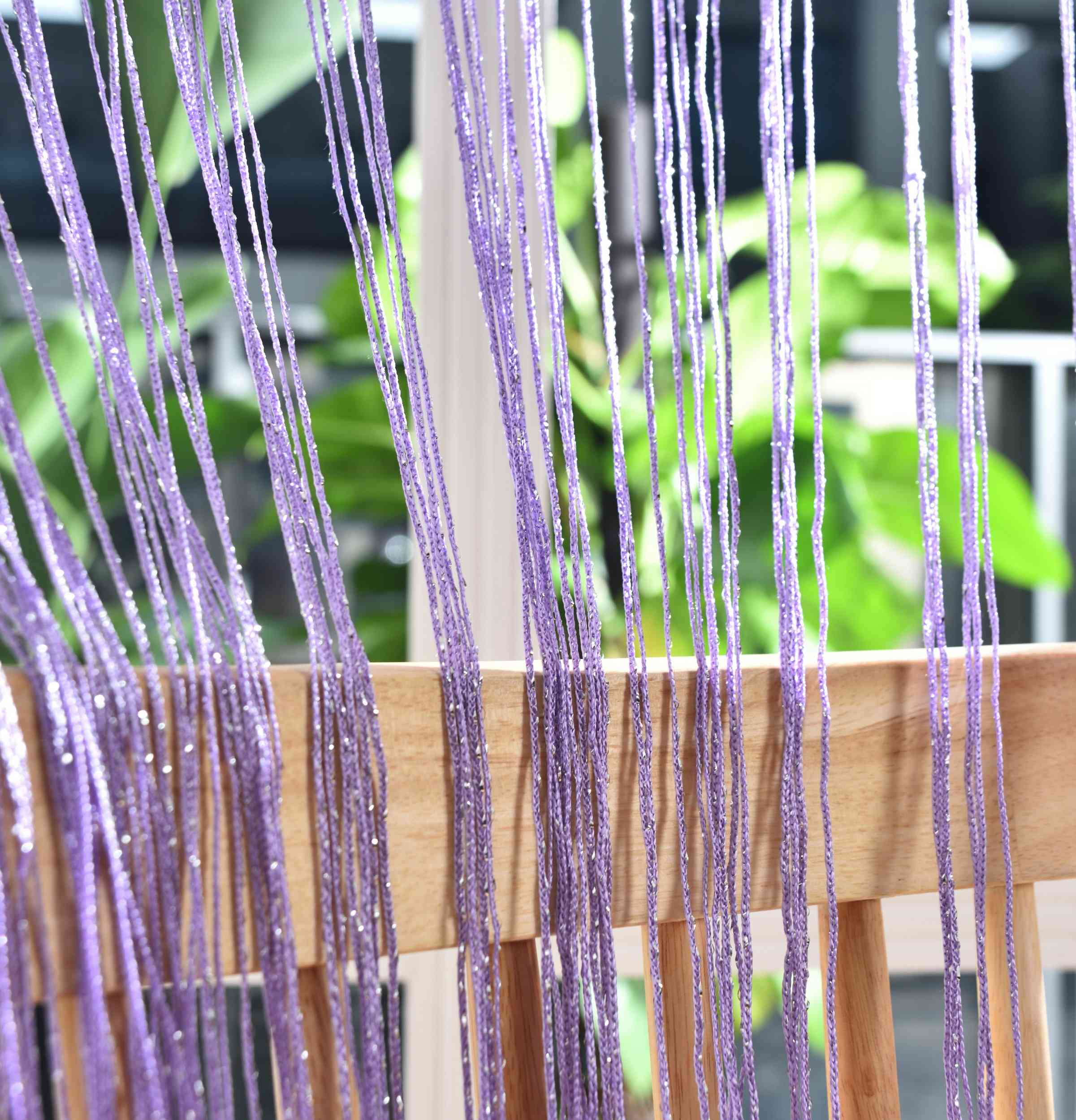 Fadengardine »Shanghai« mit Tunneldurchzug Schimmernd Vielseitig Modern Praktisch 20305N Fadengardine Img7814 | Gardinenbox.de