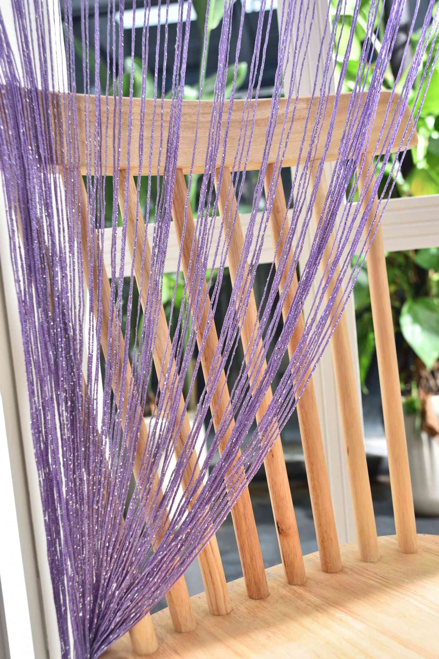 Fadengardine »Shanghai« mit Tunneldurchzug Schimmernd Vielseitig Modern Praktisch 20305N Fadengardine Img7817 | Gardinenbox.de