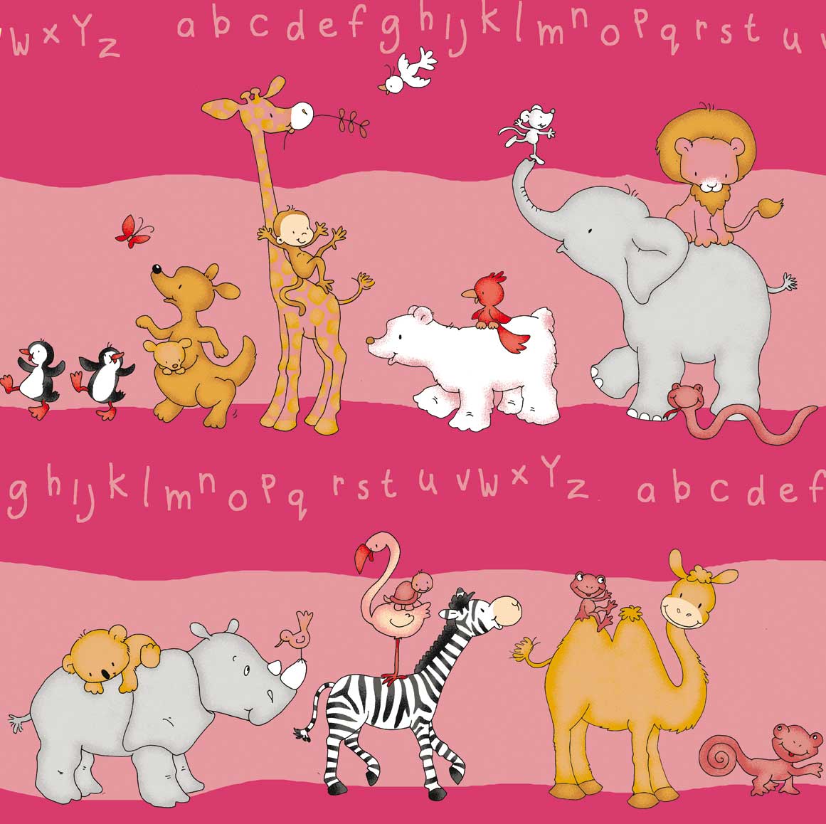 Kindergardinen mit süßen Tieren, Set besteht aus 2 Schlaufenschals und 2 Raffhalter 60010 Gardinenschal Kindergardinen_mit_sussen_Tieren_Set_besteht_aus_2_Schlaufenschals_und_2_Raffhalter_60010_-_Gardinenbox.de_-_-3685693 | Gardinenbox.de