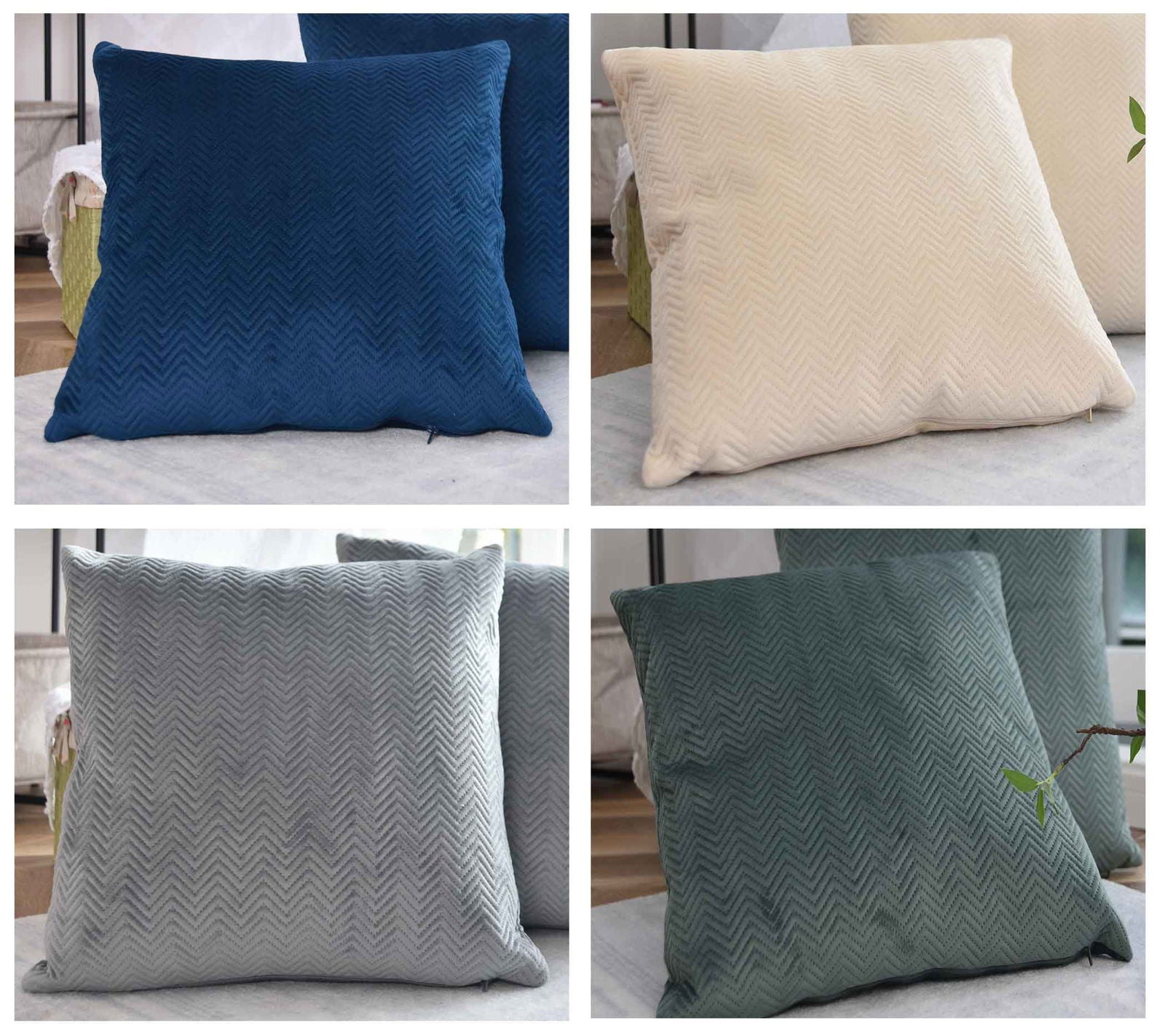 Kissen Dekokissen Jacquard »GRETA« mit Fischgrät-Design pflegeleicht Reißverschluss weiche 320g Füllung - Vielfältige Farbauswahl 2023510 Kissen mit Füllung Kissen_Dekokissen_Jacquard_GRETA_mit_Fischgrat-Design_pflegeleicht_Reissverschluss_weiche_320g_Fullung_-_Vielfaltige_Farbauswahl_2023510_-_Gardinenbox.de_-_-3685729 | Gardinenbox.de