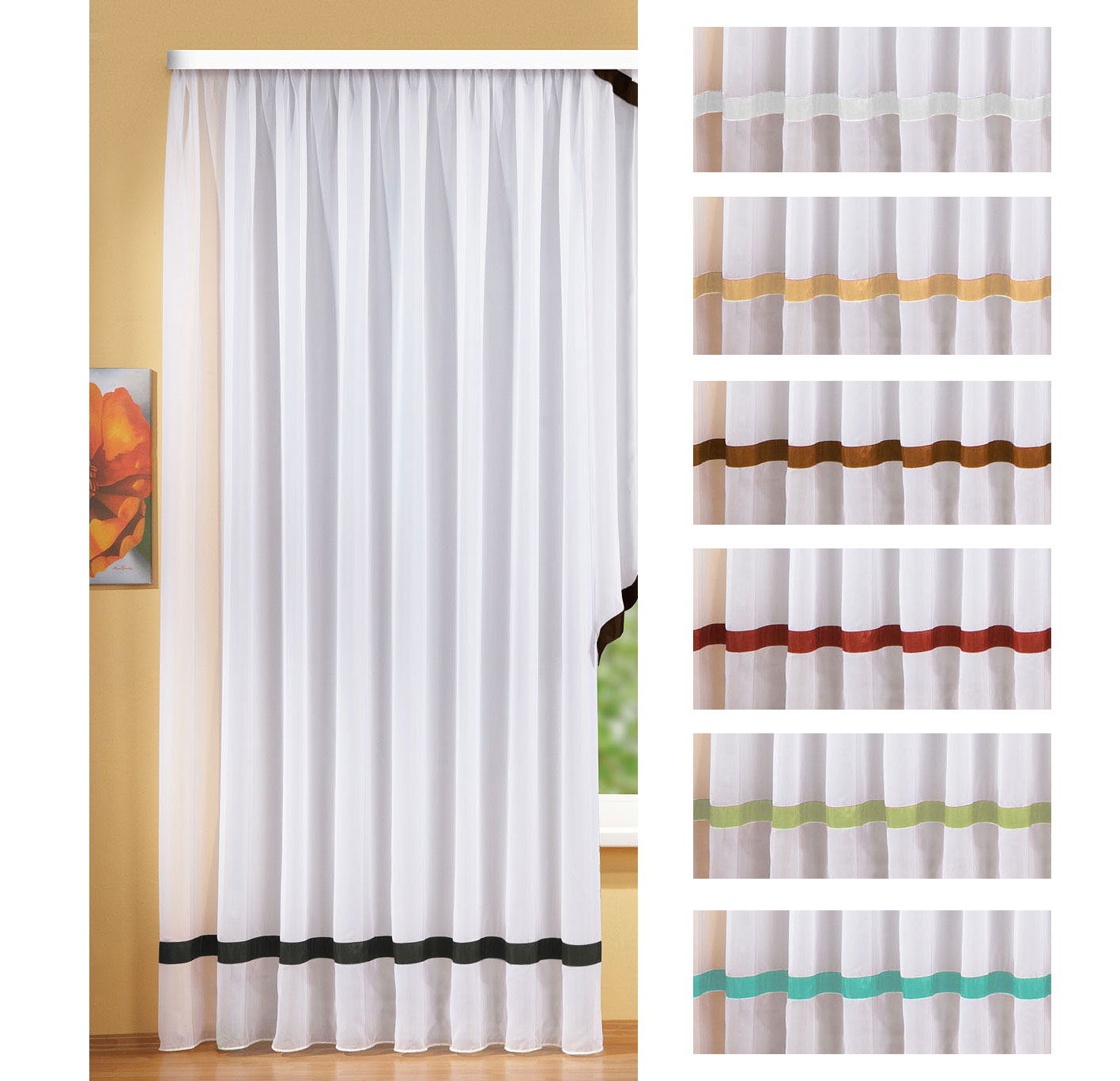 Langstore Gardine mit Kräuselband und Borte aus mattem Microsatin Micofaser-Gewebe. 20424 Gardinenstore Langstore_Gardine_mit_Krauselband_und_Borte_aus_mattem_Microsatin_Micofaser-Gewebe._20424_-_Gardinenbox.de_-_-3686273 | Gardinenbox.de