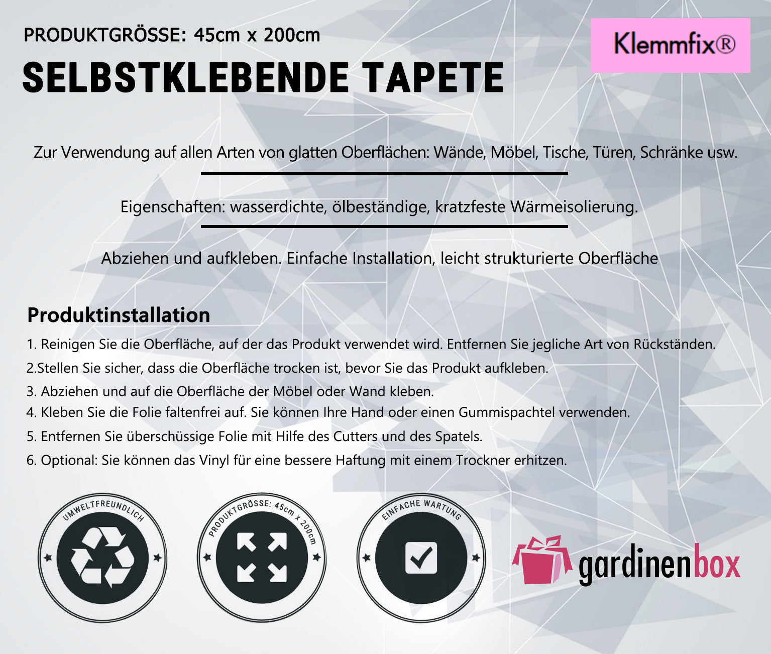 Möbelfolie Klebefolie selbstklebend Dekofolie Möbel 202316000 Folien Mobelfolie_Klebefolie_selbstklebend_Dekofolie_Mobel_202316000_-_Gardinenbox.de_-_-3686479 | Gardinenbox.de