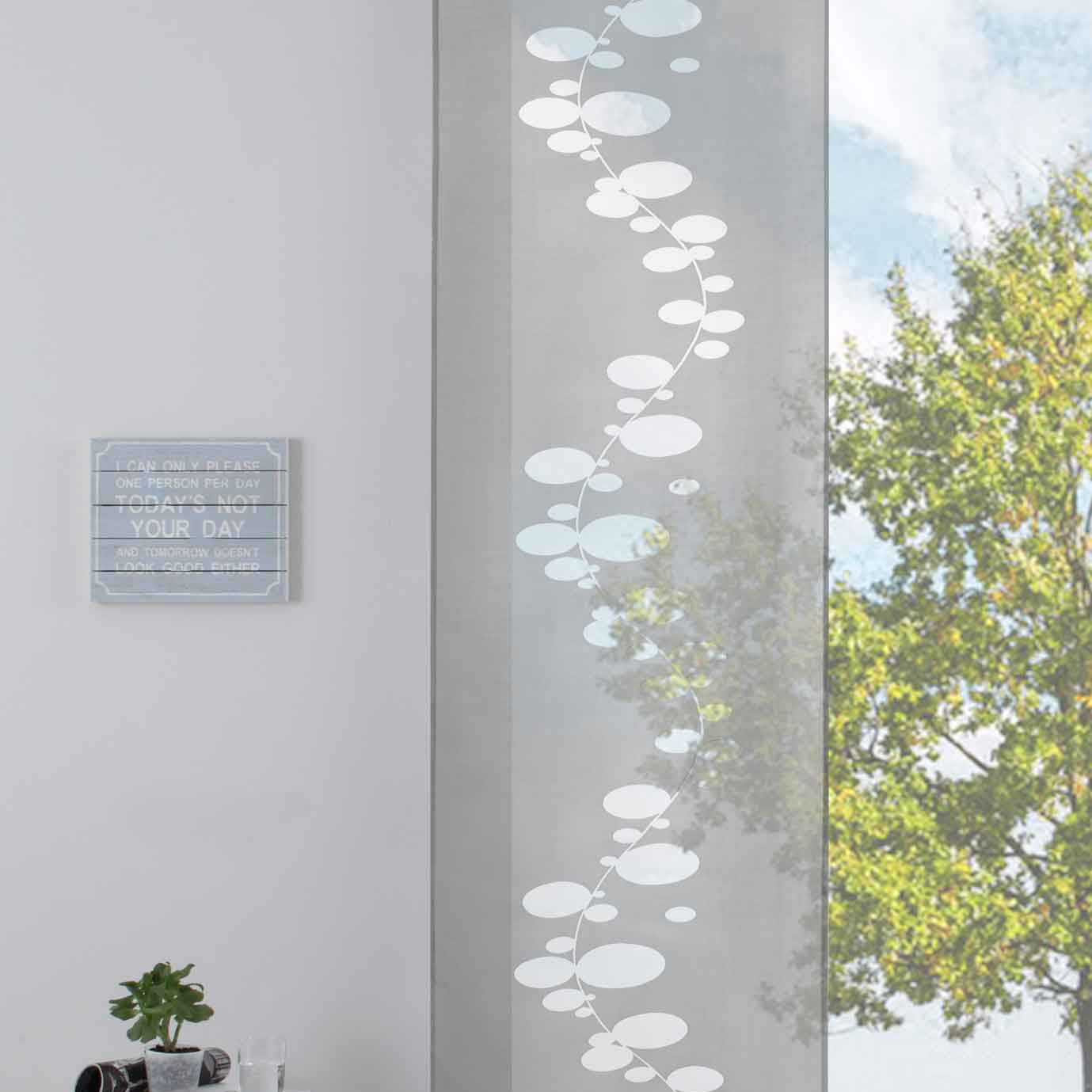 Moderner Flächenvorhang Raumtrenner Schiebegardine »Bubble« aus hochwertigem Ausbrenner-Stoff mit Paneelwagen Beschwerungsstange 85613 Grau Schiebegardine Moderner_Flachenvorhang_Raumtrenner_Schiebegardine_Bubble_aus_hochwertigem_Ausbrenner-Stoff_mit_Paneelwagen_Beschwerungsstange_85613_-_Gardinenbox.de_-_-3686648 | Gardinenbox.de