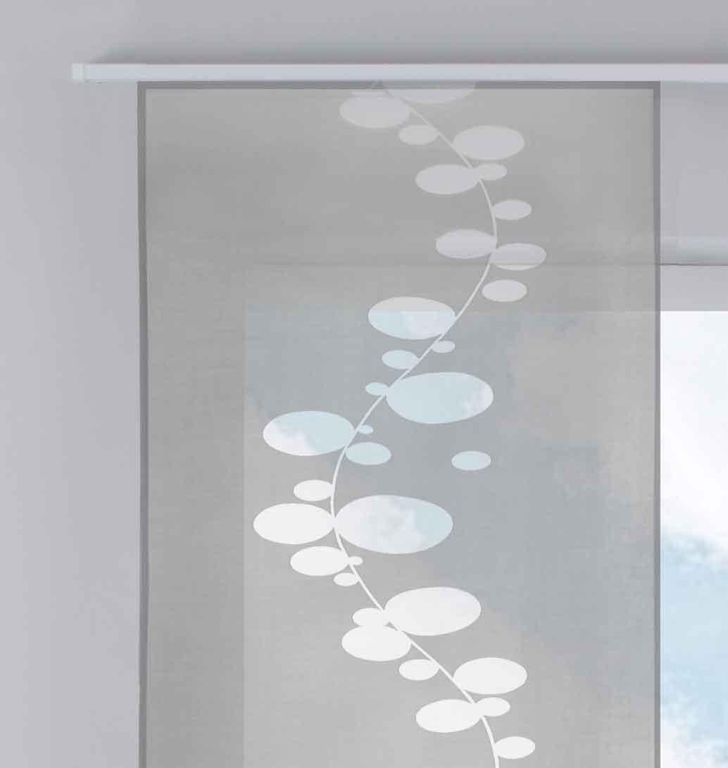 Moderner Flächenvorhang Raumtrenner Schiebegardine »Bubble« aus hochwertigem Ausbrenner-Stoff mit Paneelwagen Beschwerungsstange 85613 Schiebegardine Moderner_Flachenvorhang_Raumtrenner_Schiebegardine_Bubble_aus_hochwertigem_Ausbrenner-Stoff_mit_Paneelwagen_Beschwerungsstange_85613_-_Gardinenbox.de_-_-3686652 | Gardinenbox.de