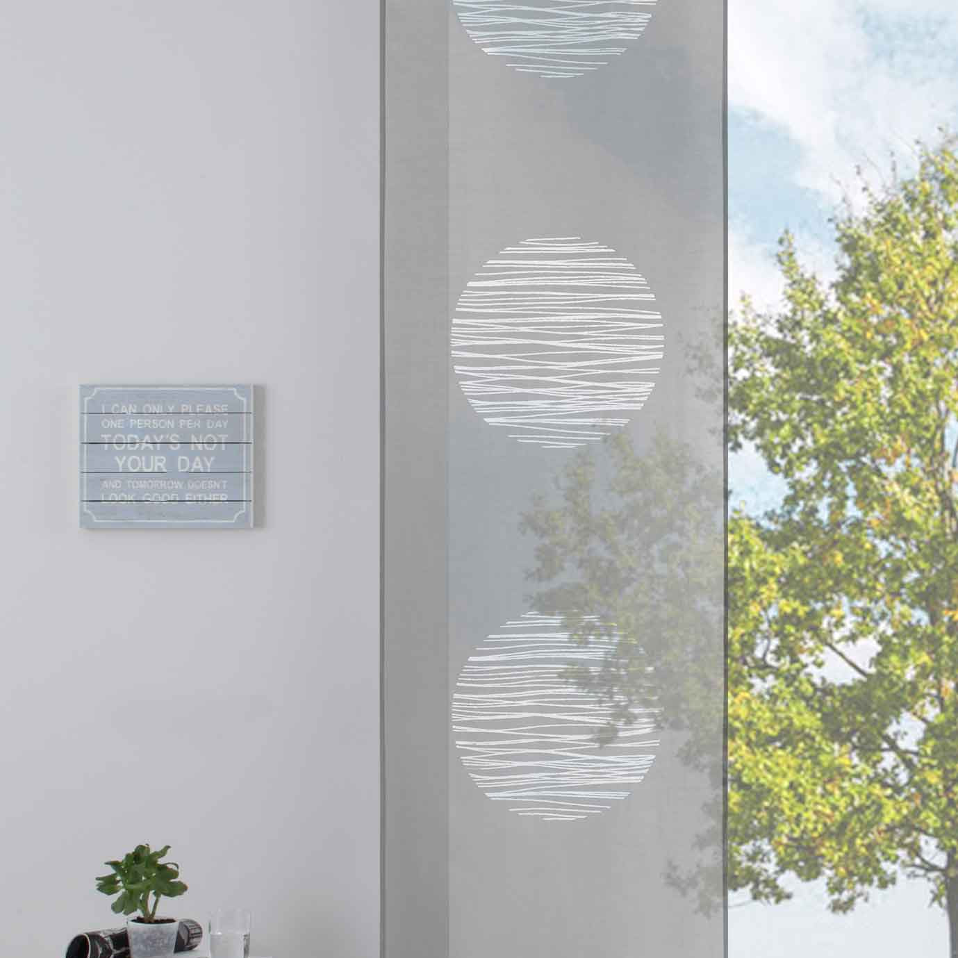 Moderner Flächenvorhang Raumtrenner Schiebegardine »Kreis« aus hochwertigem Ausbrenner-Stoff mit Paneelwagen Beschwerungsstange 85612 Grau Schiebegardine Moderner_Flachenvorhang_Raumtrenner_Schiebegardine_Kreis_aus_hochwertigem_Ausbrenner-Stoff_mit_Paneelwagen_Beschwerungsstange_85612_-_Gardinenbox.de_-_-3686703 | Gardinenbox.de