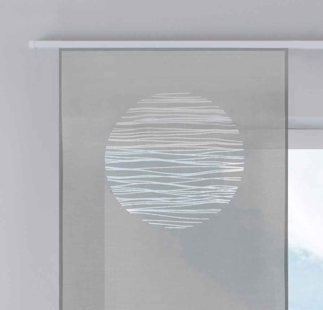 Moderner Flächenvorhang Raumtrenner Schiebegardine »Kreis« aus hochwertigem Ausbrenner-Stoff mit Paneelwagen Beschwerungsstange 85612 Schiebegardine Moderner_Flachenvorhang_Raumtrenner_Schiebegardine_Kreis_aus_hochwertigem_Ausbrenner-Stoff_mit_Paneelwagen_Beschwerungsstange_85612_-_Gardinenbox.de_-_-3686706 | Gardinenbox.de