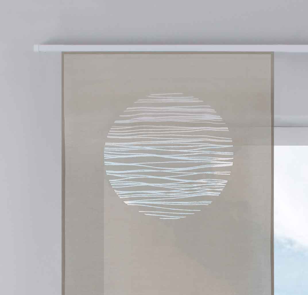 Moderner Flächenvorhang Raumtrenner Schiebegardine »Kreis« aus hochwertigem Ausbrenner-Stoff mit Paneelwagen Beschwerungsstange 85612 Schiebegardine Moderner_Flachenvorhang_Raumtrenner_Schiebegardine_Kreis_aus_hochwertigem_Ausbrenner-Stoff_mit_Paneelwagen_Beschwerungsstange_85612_-_Gardinenbox.de_-_-3686758 | Gardinenbox.de