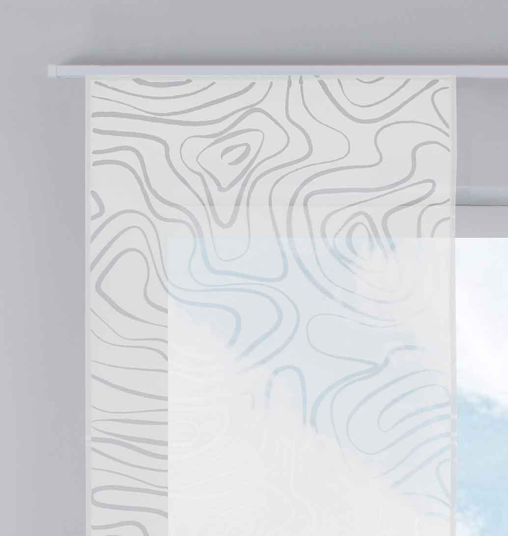 Moderner Flächenvorhang Raumtrenner Schiebegardine »Regio« aus hochwertigem Ausbrenner-Stoff mit Paneelwagen Beschwerungsstange 85614 Schiebegardine Moderner_Flachenvorhang_Raumtrenner_Schiebegardine_Regio_aus_hochwertigem_Ausbrenner-Stoff_mit_Paneelwagen_Beschwerungsstange_85614_-_Gardinenbox.de_-_-3686818 | Gardinenbox.de