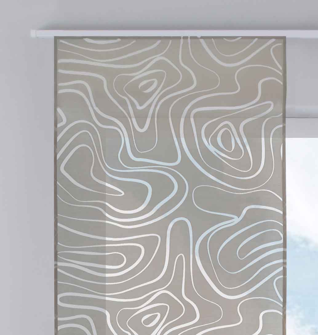 Moderner Flächenvorhang Raumtrenner Schiebegardine »Regio« aus hochwertigem Ausbrenner-Stoff mit Paneelwagen Beschwerungsstange 85614 Schiebegardine Moderner_Flachenvorhang_Raumtrenner_Schiebegardine_Regio_aus_hochwertigem_Ausbrenner-Stoff_mit_Paneelwagen_Beschwerungsstange_85614_-_Gardinenbox.de_-_-3686836 | Gardinenbox.de