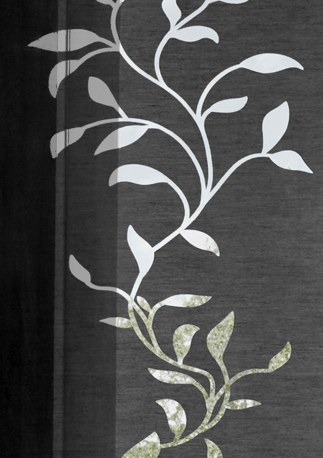 Moderner Flächenvorhang Raumtrenner Schiebegardine Tendril aus hochwertigem Ausbrenner-Stoff mit Paneelwagen 85611 Schiebegardine Moderner_Flachenvorhang_Raumtrenner_Schiebegardine_Tendril_aus_hochwertigem_Ausbrenner-Stoff_mit_Paneelwagen_85611_-_Gardinenbox.de_-_-3686599 | Gardinenbox.de