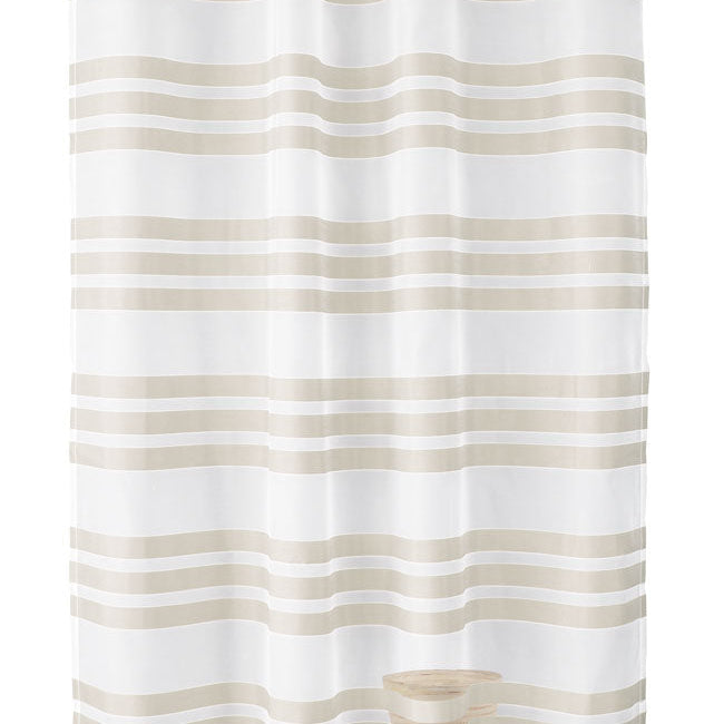 Ösen Schal transparent Organza Gardine mit Querstreifen 89133 Creme 243 x140 (HxB) Gardinenschal Osen_Schal_transparent_Organza_Gardine_mit_Querstreifen_89133_-_Gardinenbox.de_-_-3687139 | Gardinenbox.de