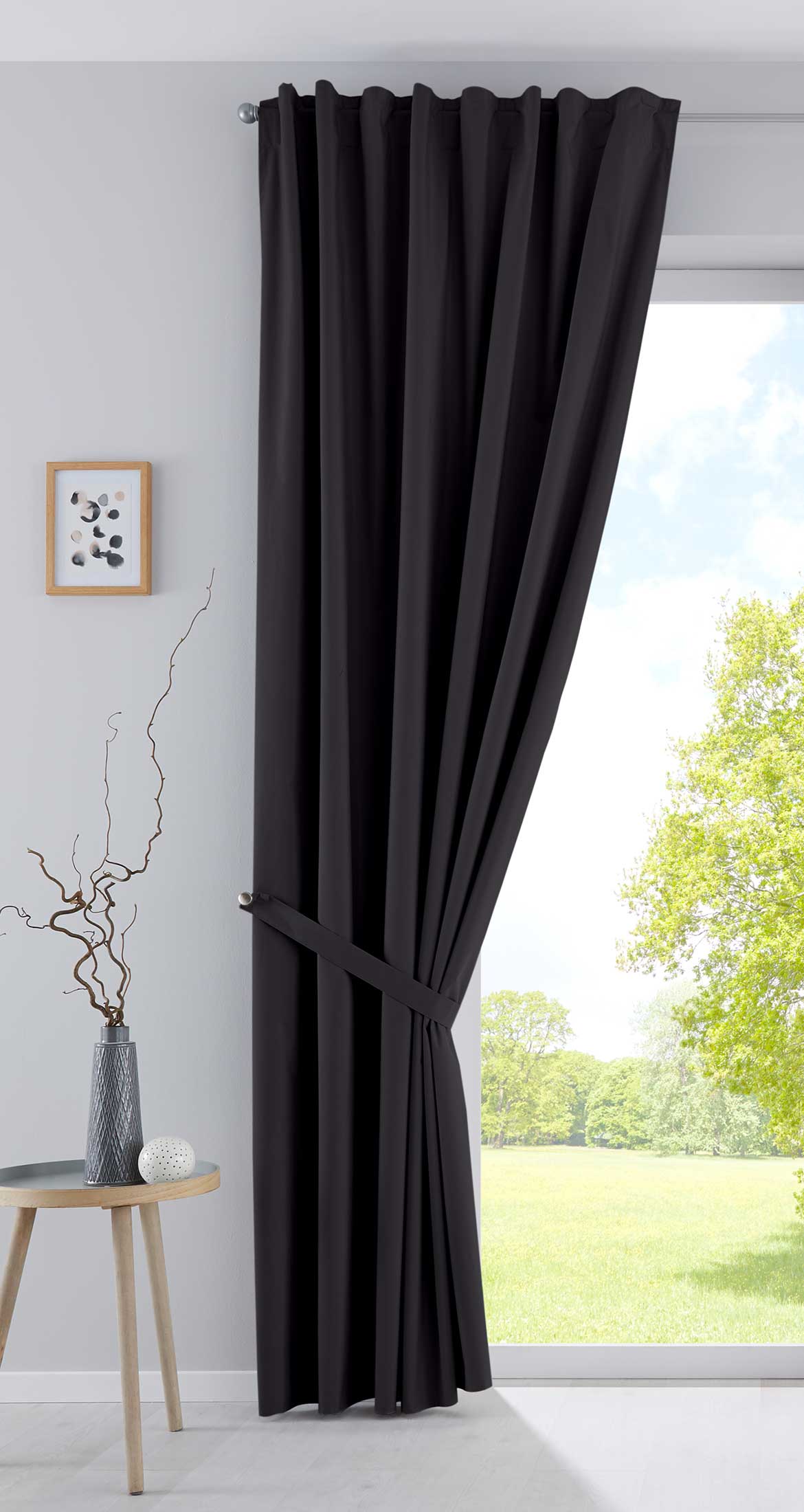 Outdoor Verdunklung Vorhang »DARK« 100% Blickdicht Schlaufen Kräuselband Raffhalter Softshell Material Lichtundurchlässig 10000350 Vorhang Outdoor_Verdunklung_Vorhang_DARK_100_Blickdicht_Schlaufen_Krauselband_Raffhalter_Softshell_Material_Lichtundurchlassig_10000350_-_Gardinenbox.de_-_-3687289 | Gardinenbox.de