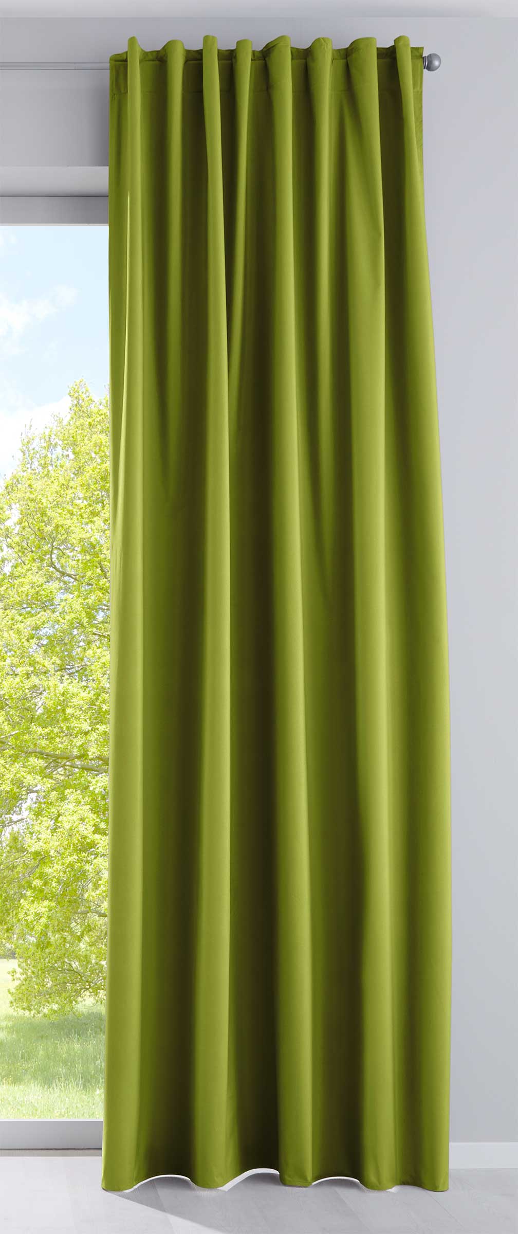 Outdoor Verdunklung Vorhang »DARK« 100% Blickdicht Schlaufen Kräuselband Raffhalter Softshell Material Lichtundurchlässig 10000350 Grün Vorhang Outdoor_Verdunklung_Vorhang_DARK_100_Blickdicht_Schlaufen_Krauselband_Raffhalter_Softshell_Material_Lichtundurchlassig_10000350_-_Gardinenbox.de_-_-3687332 | Gardinenbox.de