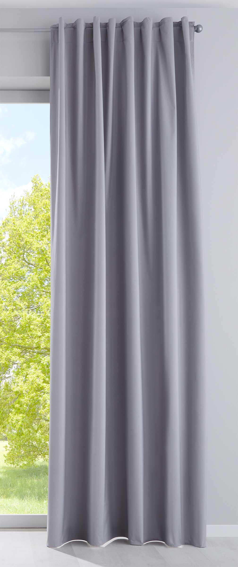 Outdoor Verdunklung Vorhang »DARK« 100% Blickdicht Schlaufen Kräuselband Raffhalter Softshell Material Lichtundurchlässig 10000350 Grau Vorhang Outdoor_Verdunklung_Vorhang_DARK_100_Blickdicht_Schlaufen_Krauselband_Raffhalter_Softshell_Material_Lichtundurchlassig_10000350_-_Gardinenbox.de_-_-3687360 | Gardinenbox.de