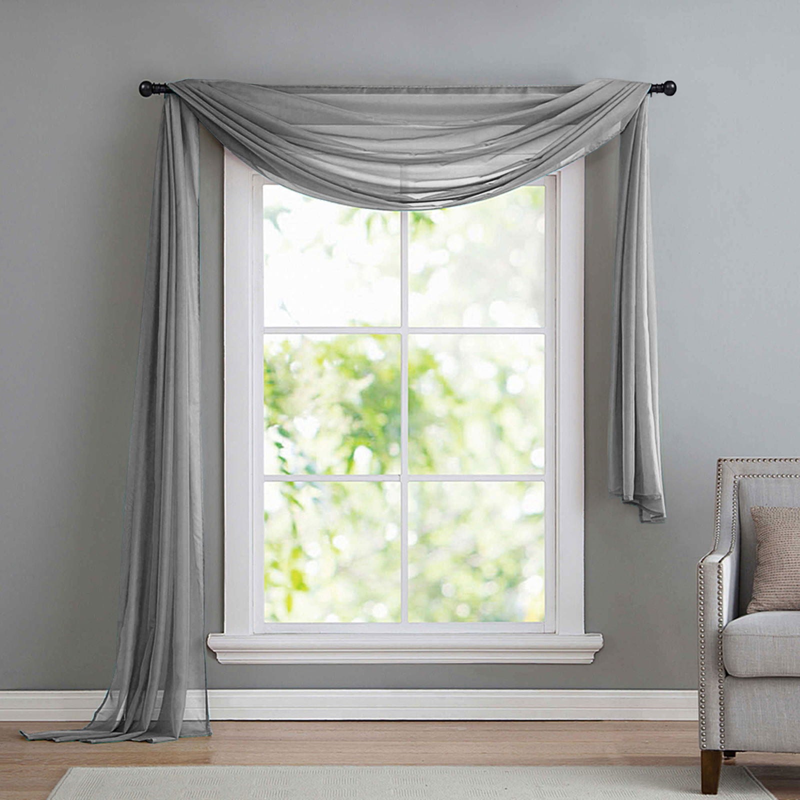 Querbehang Freihanddeko aus transparentem Voile, die ideale Ergänzung zu unseren Gardinen 560 Grau Querbehang Querbehang_Freihanddeko_aus_transparentem_Voile_die_ideale_Erganzung_zu_unseren_Gardinen_560_-_Gardinenbox.de_-_-3687762 | Gardinenbox.de