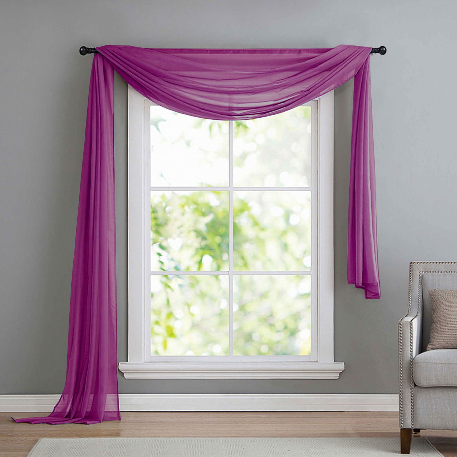 Querbehang Freihanddeko aus transparentem Voile, die ideale Ergänzung zu unseren Gardinen 560 Brombeer Querbehang Querbehang_Freihanddeko_aus_transparentem_Voile_die_ideale_Erganzung_zu_unseren_Gardinen_560_-_Gardinenbox.de_-_-3687778 | Gardinenbox.de