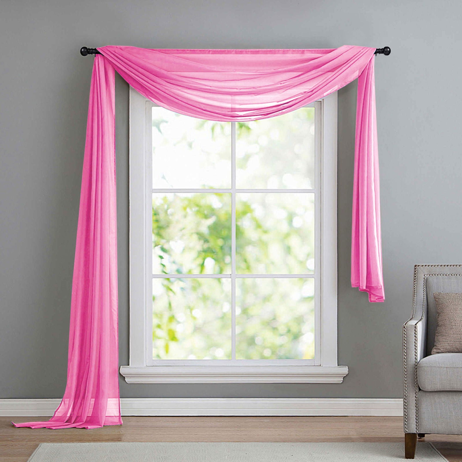 Querbehang Freihanddeko aus transparentem Voile, die ideale Ergänzung zu unseren Gardinen 560 Rosa Querbehang Querbehang_Freihanddeko_aus_transparentem_Voile_die_ideale_Erganzung_zu_unseren_Gardinen_560_-_Gardinenbox.de_-_-3687820 | Gardinenbox.de